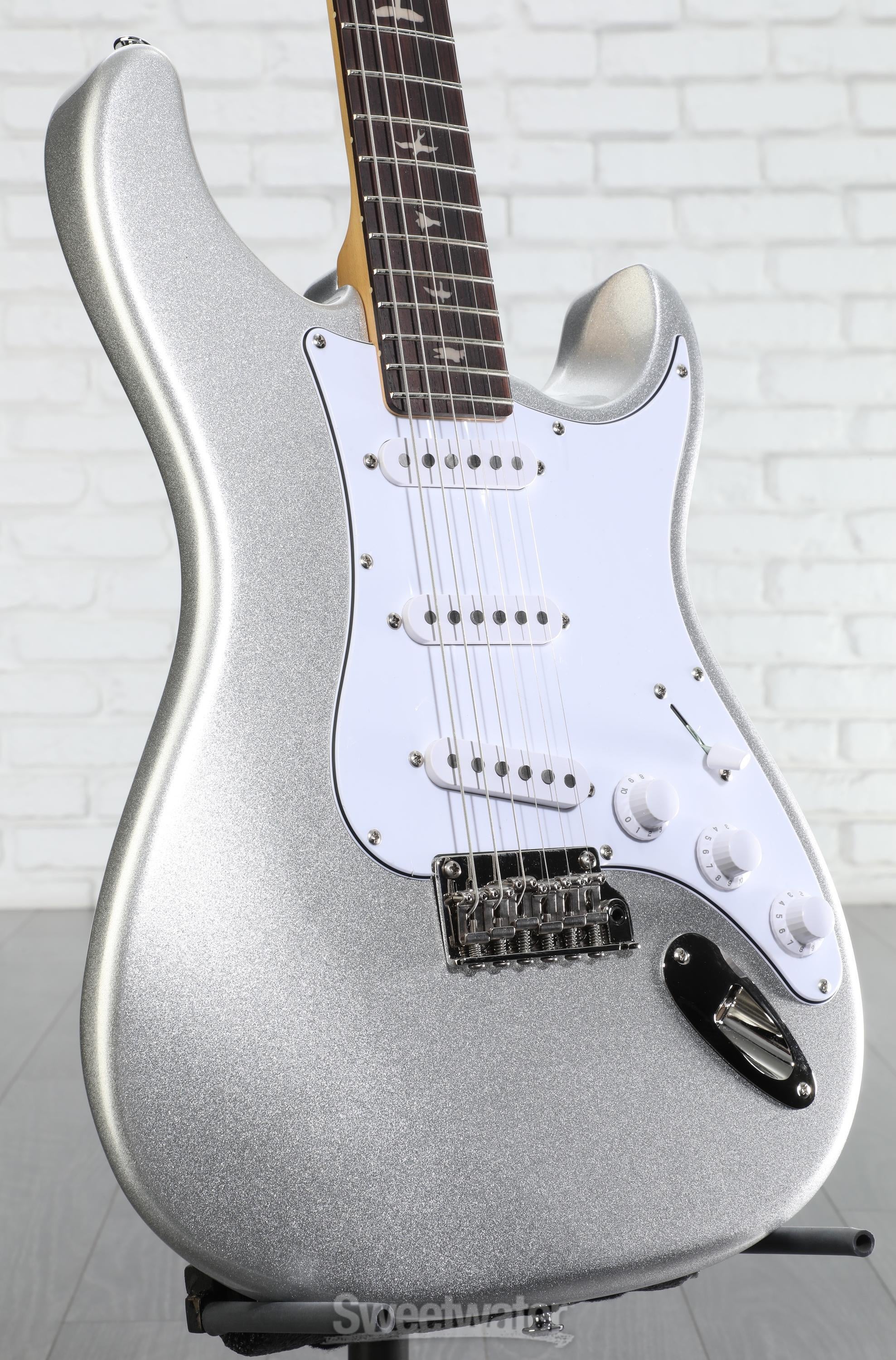 PRS SE Silver Sky Electric Guitar - Platinum Spark, Sweetwater