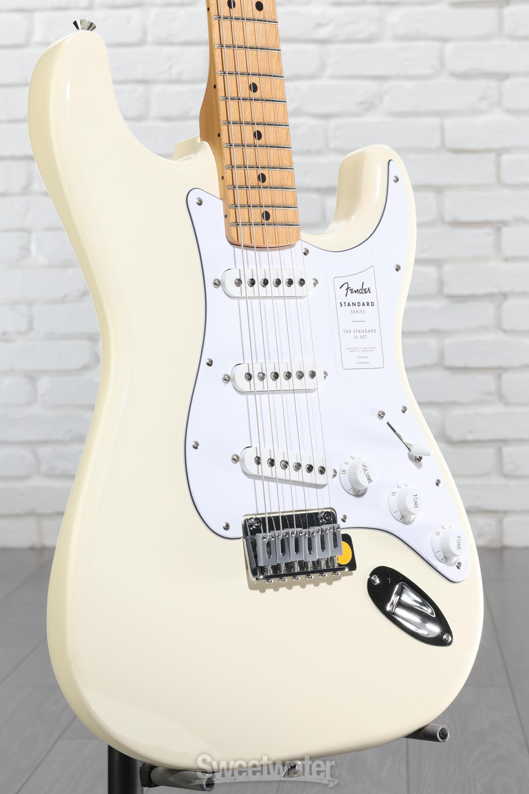 Fender Standard Stratocaster Electric Guitar - Olympic White