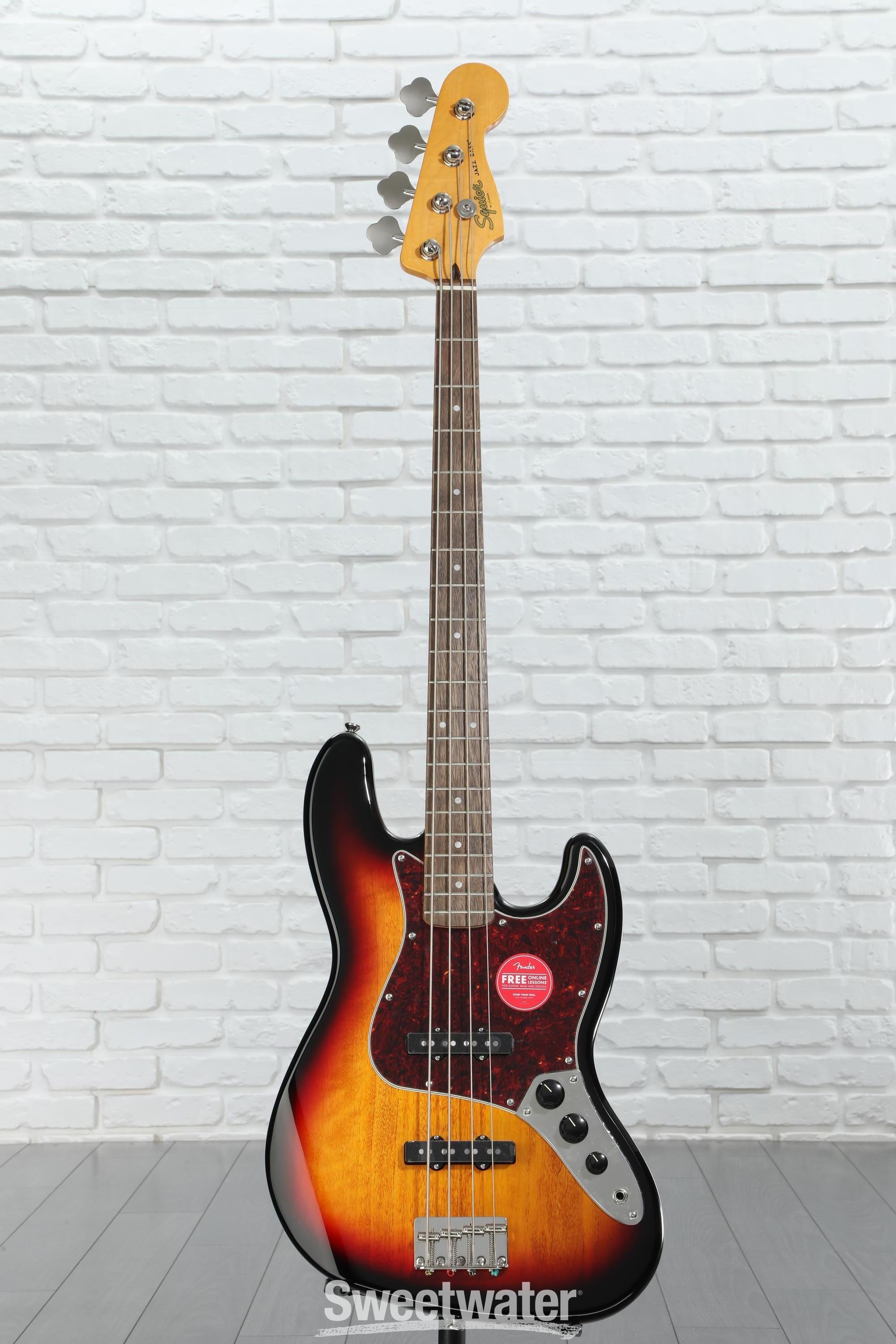 り　Classic Vibe '60s Jazz Bass® Squier Classic Vibe '60s Jazz Bass Guitar 3-Color Sunburst