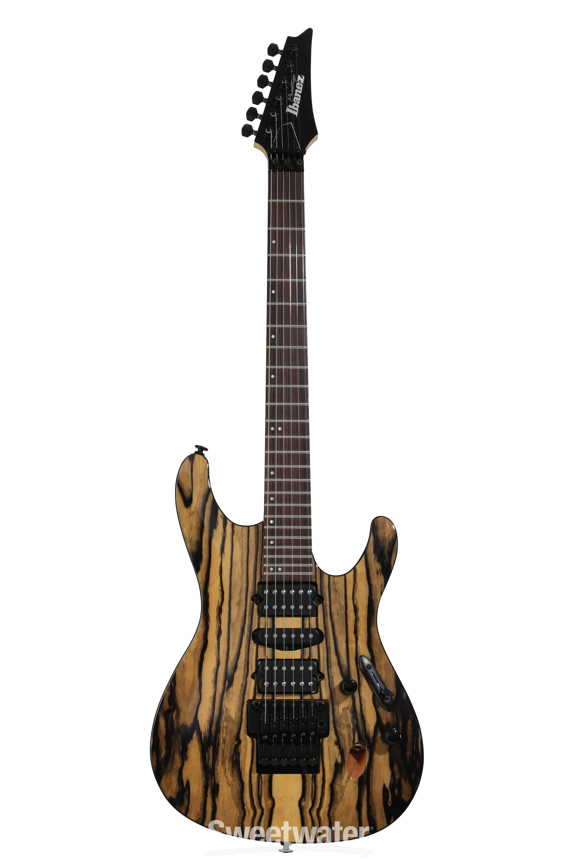 Ibanez Prestige S6570BWE Electric Guitar - Natural | Sweetwater