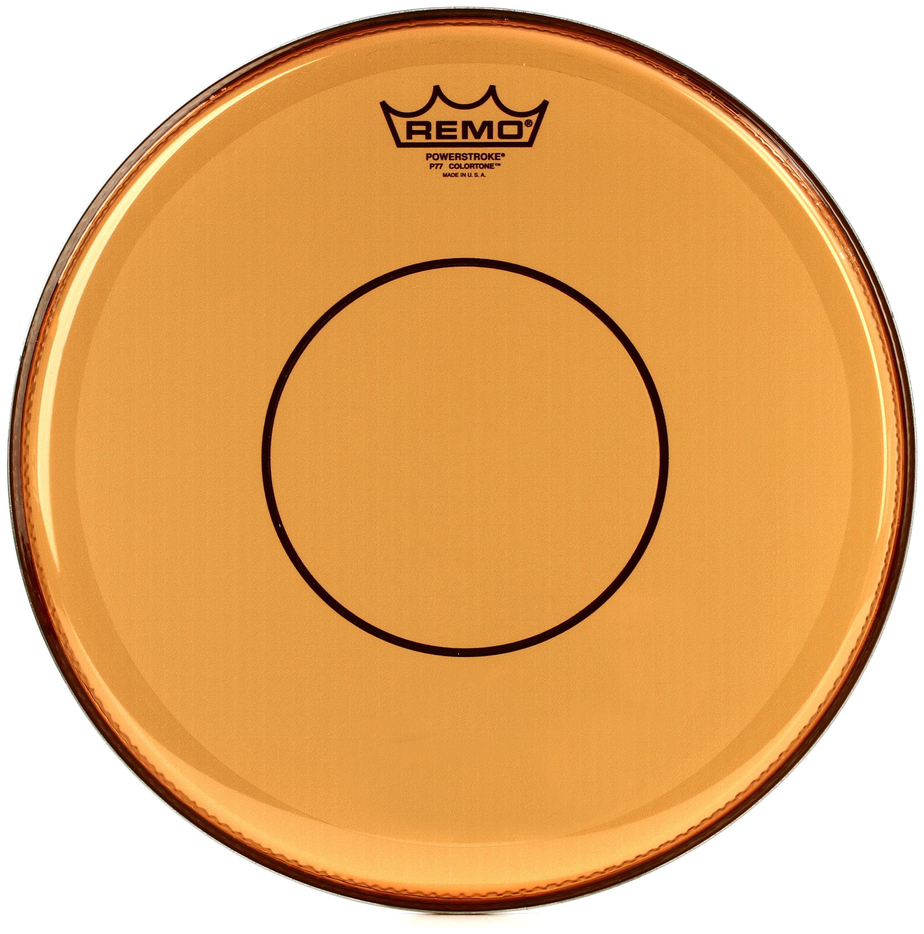 Photo of Remo Powerstroke 77 Colortone Orange Snare Drumhead - 13 inch