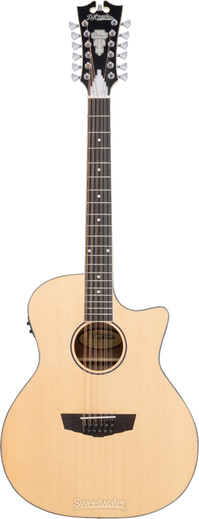 D'Angelico Premier Fulton LS 12-string Acoustic-electric Guitar - Natural