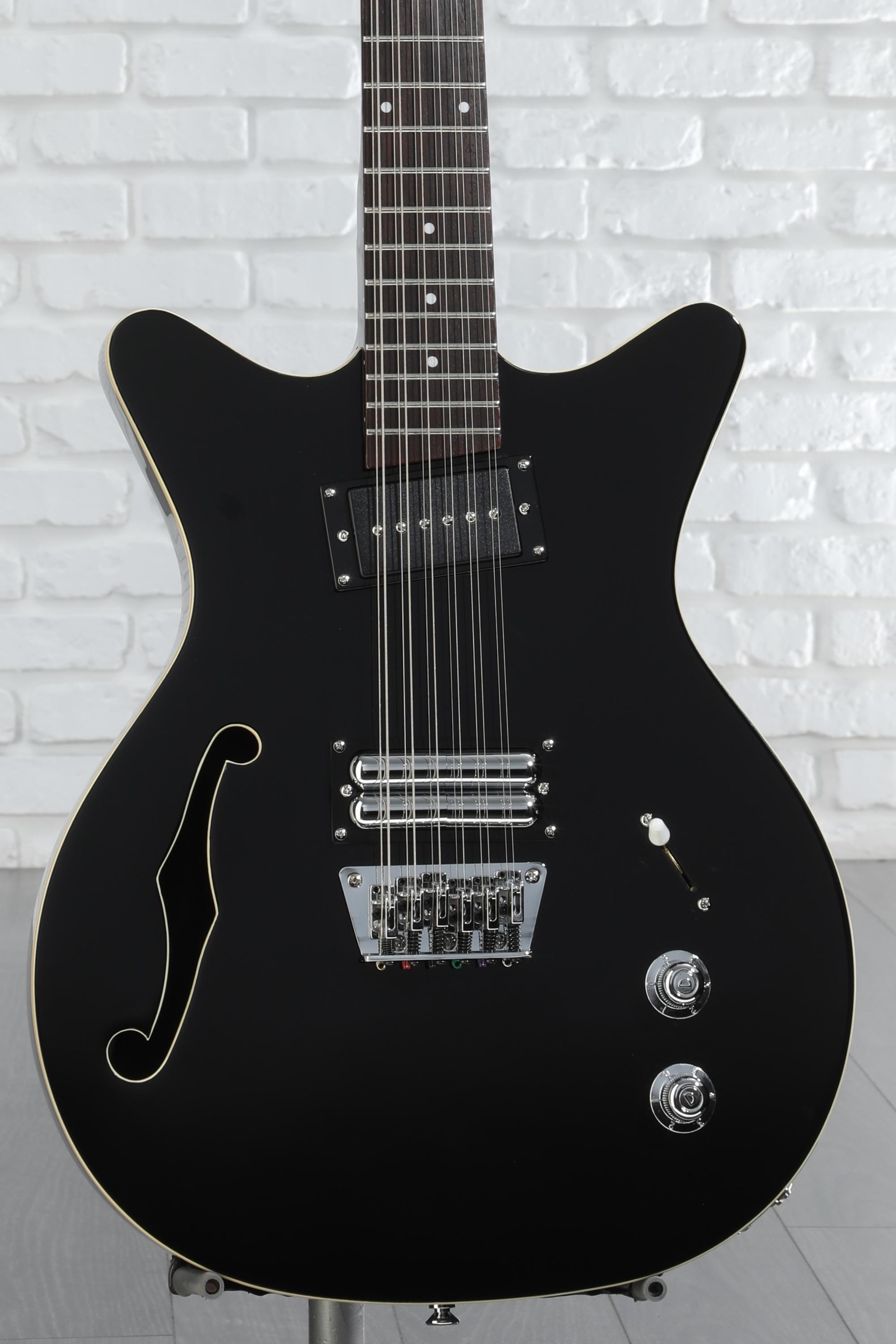 Danelectro Fifty Niner 12-string Semi-hollowbody Electric Guitar - Black Top