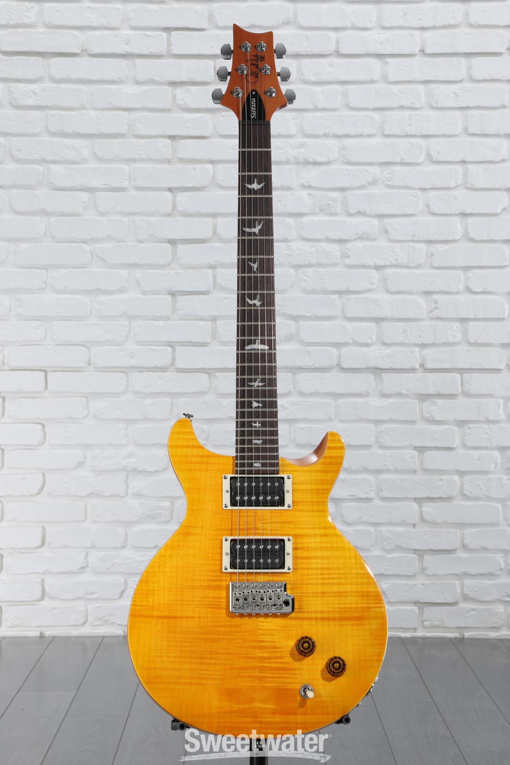 PRS SE Santana Electric Guitar - Santana Yellow | Sweetwater