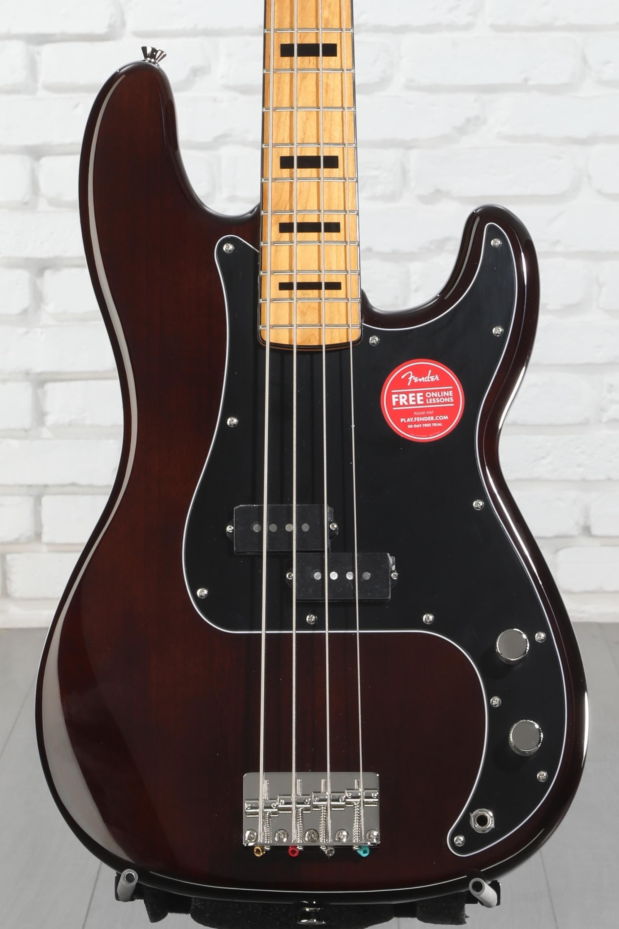 Squier Classic Vibe ‘70s Precision Bass Squier Classic Vibe '70s Precision Bass - Black — Guitar Bar