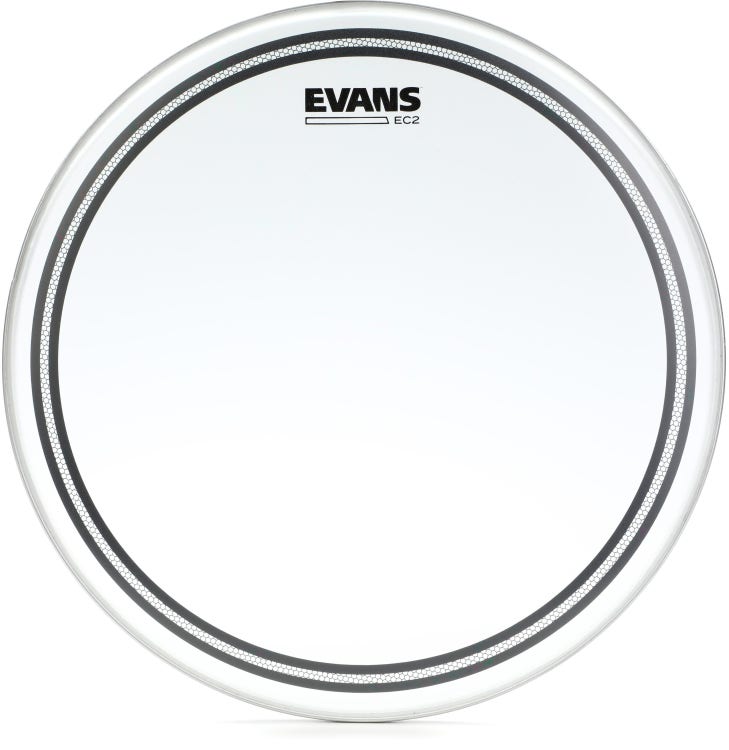 Evans EC2S Frosted Tom Drumhead - 15 inches