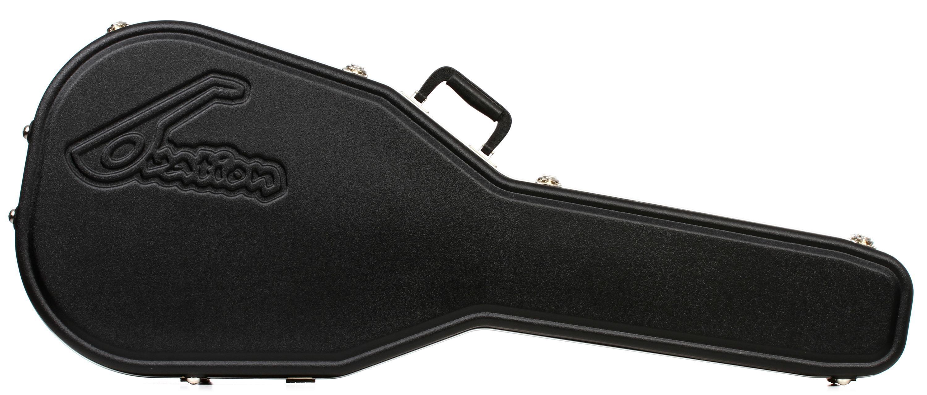 Ovation Standard Mid/Deep Molded Guitar Case - Black | Sweetwater