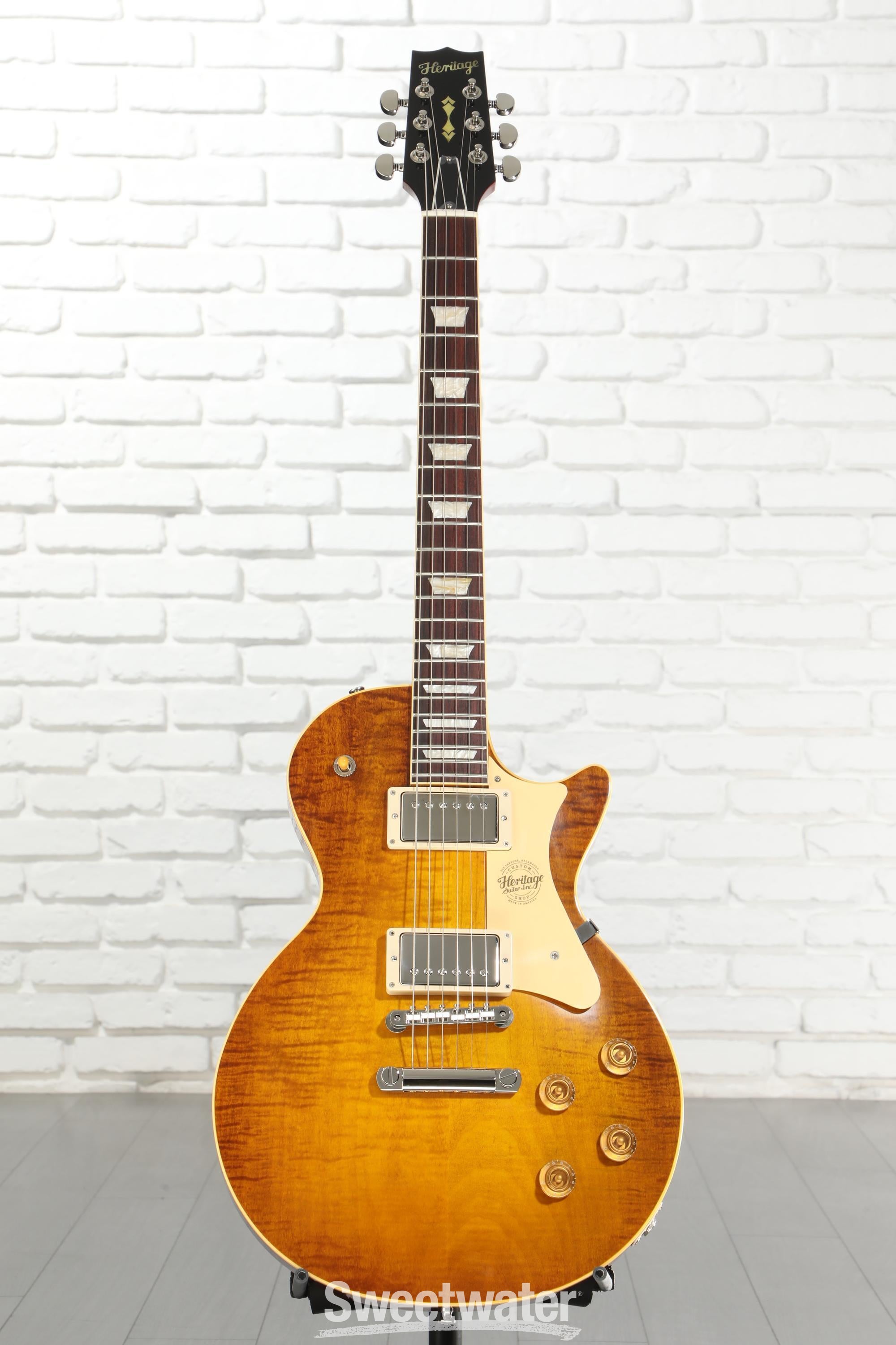Heritage Custom Core H-150 Electric Guitar - Dirty Lemon Burst