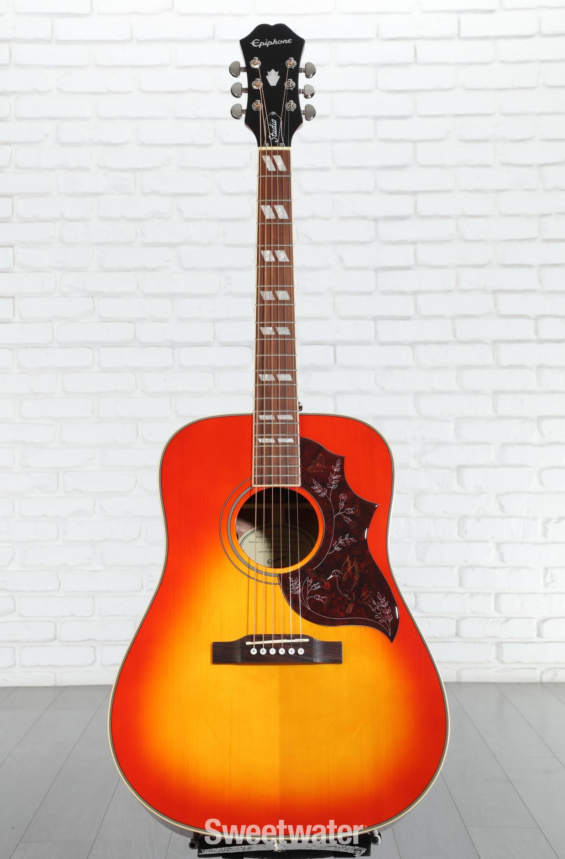 Epiphone Hummingbird Studio Acoustic-Electric Guitar - Faded