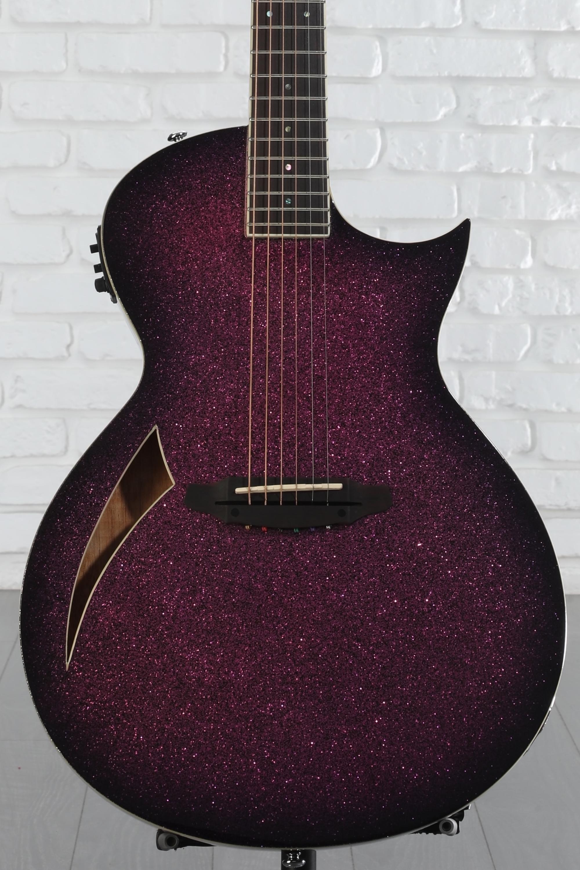 LTD (ESP) TL-6 ソリッドエレアコ ESP LTD TL-6 Acoustic-electric Guitar - Purple Sparkle Burst