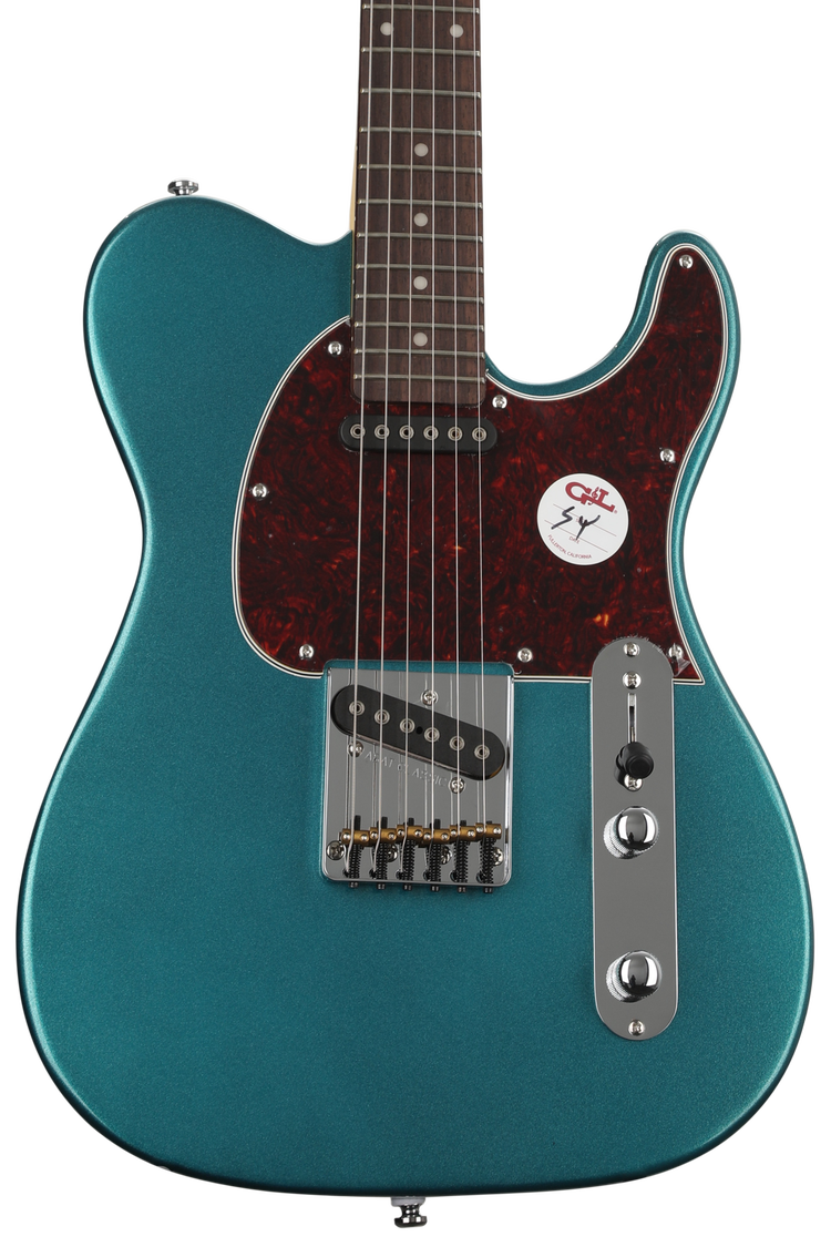 ギター G&L ASAT CLASSIC TRIBUTE G&L Tribute ASAT Classic Electric Guitar - Emerald Blue | Sweetwater