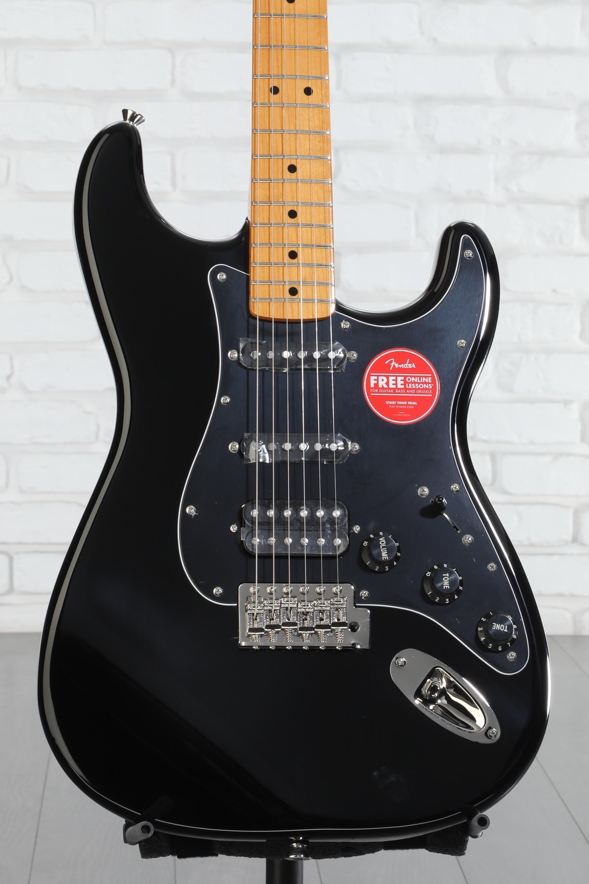 Squier Classic Vibe '70s Stratocaster HSS - Black with Maple