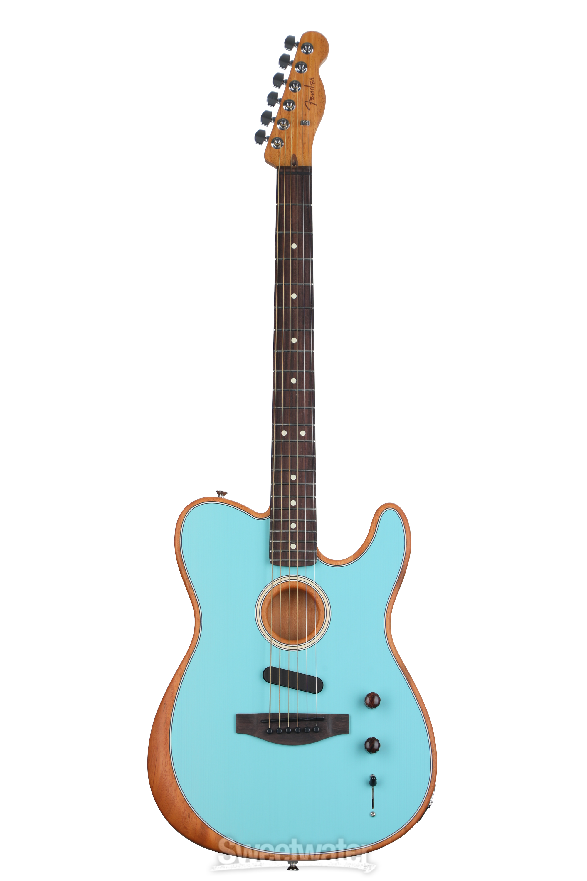 Fender Acoustasonic Player Telecaster Acoustic-electric Guitar - Daphne  Blue, Sweetwater Exclusive