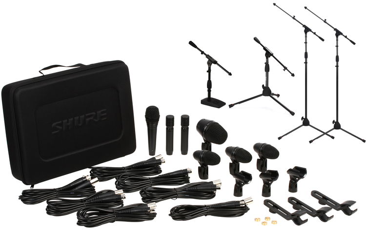 Shure PGA Drum Kit 7 with Stands Bundle