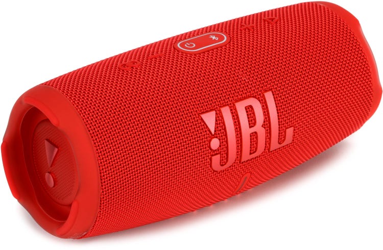 Shop  JBL Charge 4 Portable Bluetooth Speaker - Red
