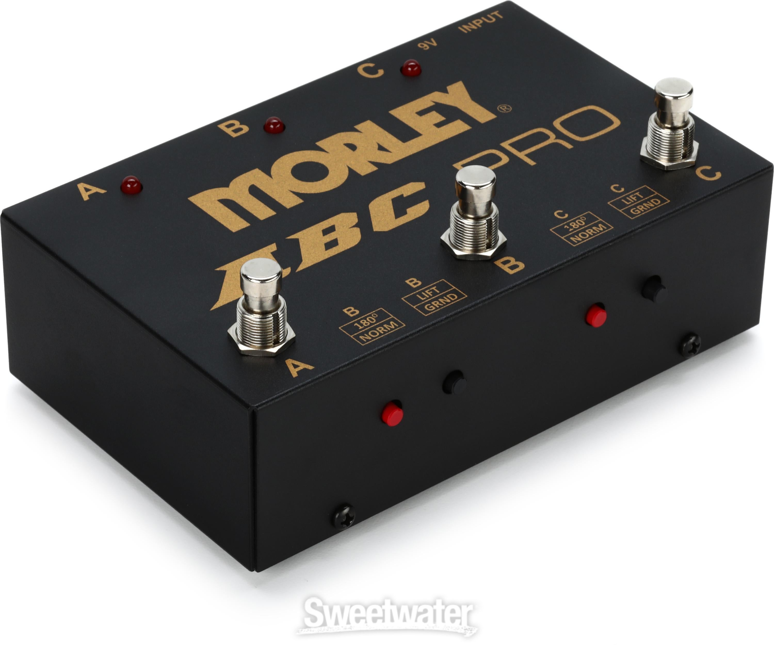 Morley ABC Pro 3-button Switcher/Combiner Pedal | Sweetwater