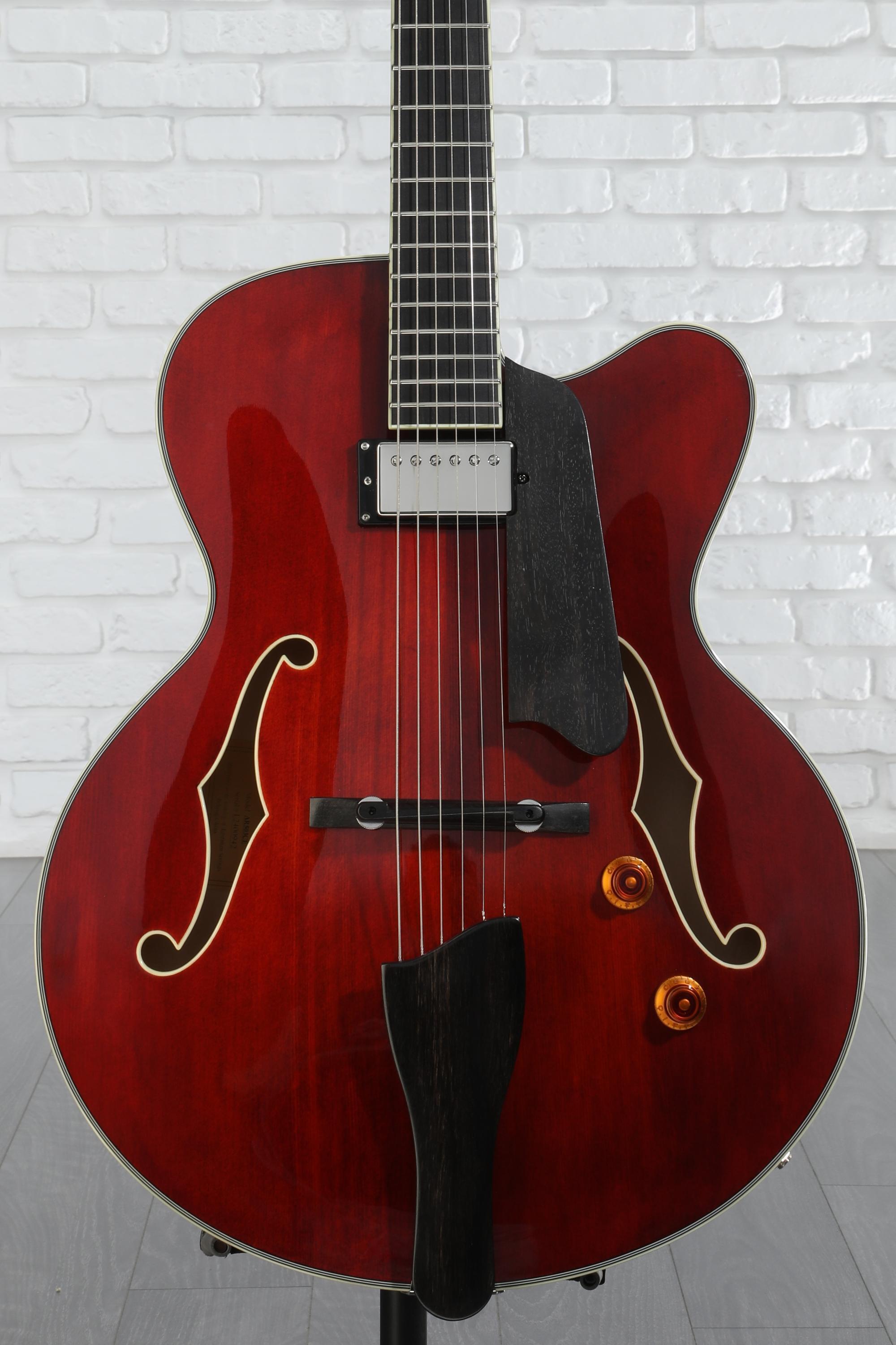 Eastman ER-3 Antique Red セミアコ Eastman AR403CED Archtop acoustic/electric Guitar – House of