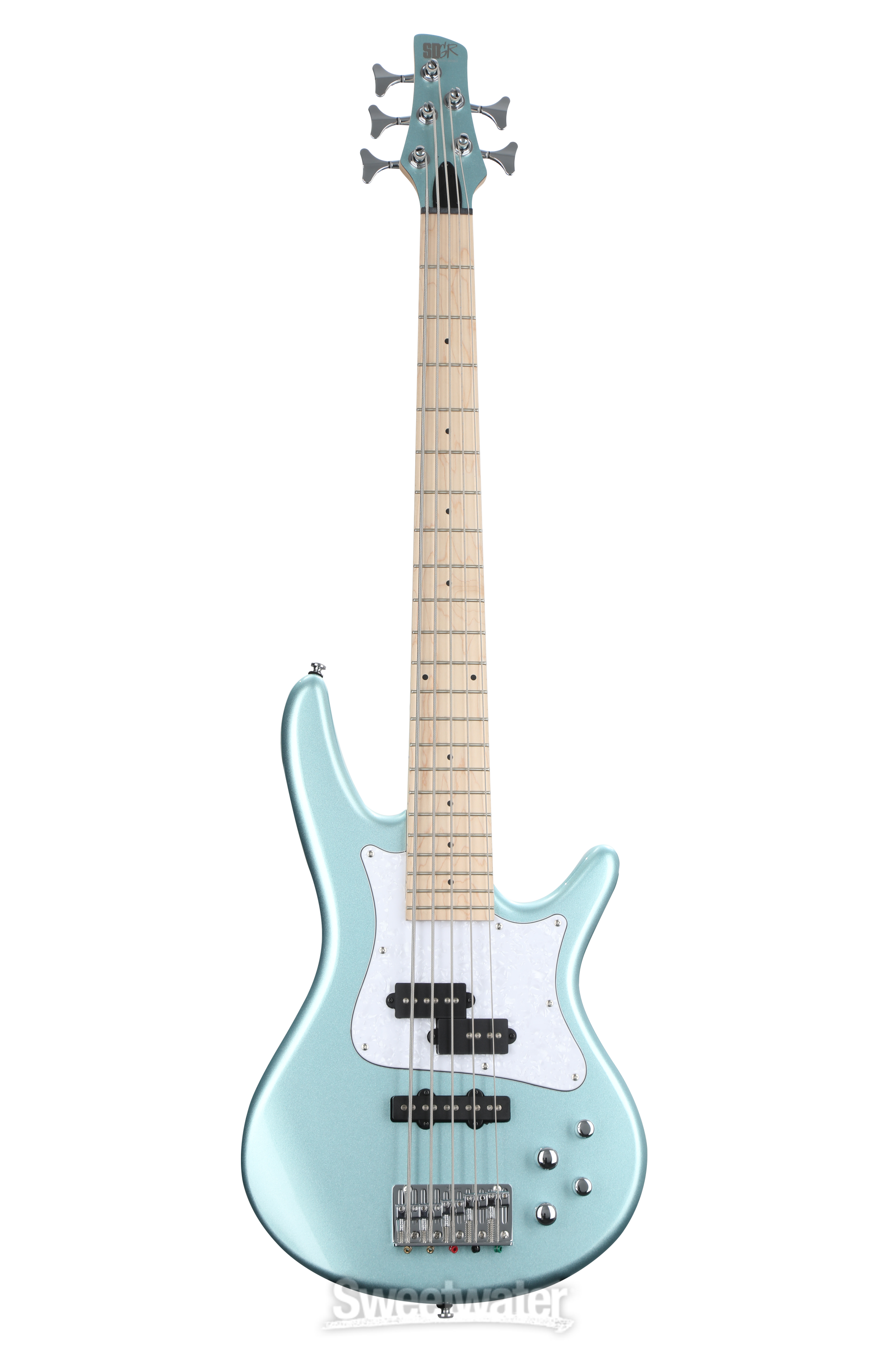 テンリュウ　Placeo SEA BASS 80 Ibanez Mezzo SRMD205 Bass Guitar - Sea Foam Pearl Green