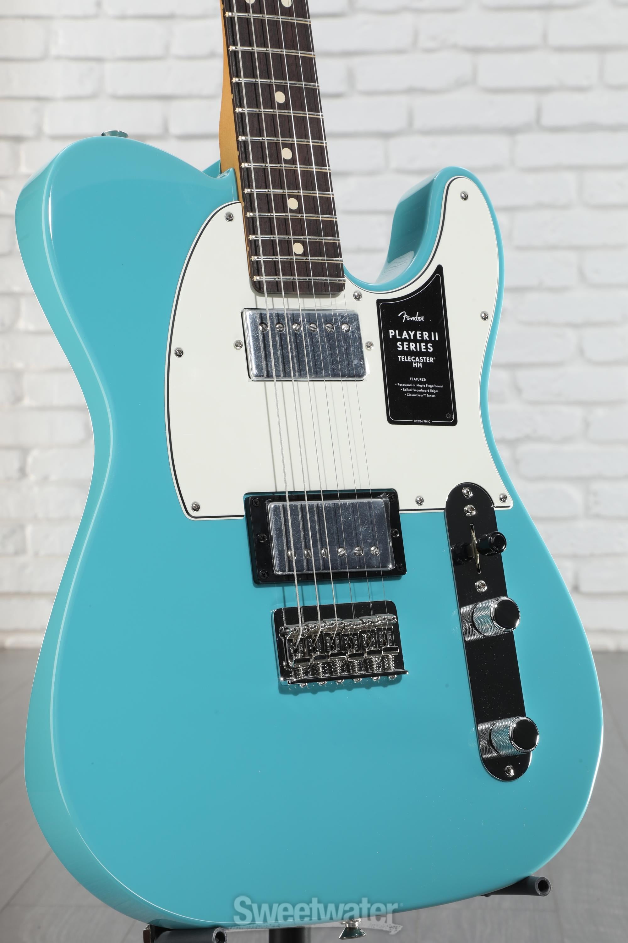 Fender Player II Telecaster HH Electric Guitar - Aquatone