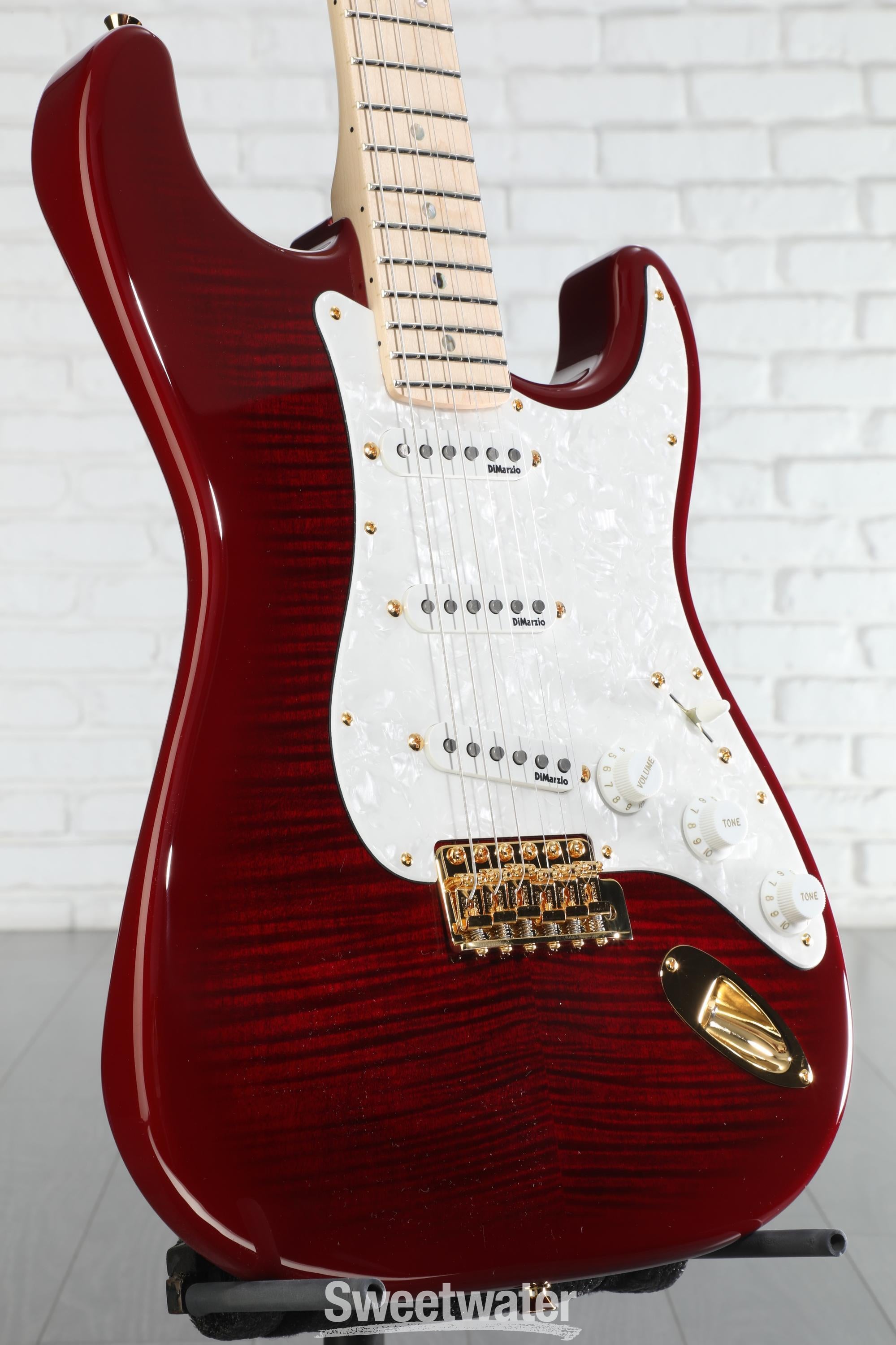 Fender Richie Kotzen Stratocaster Electric Guitar - Transparent