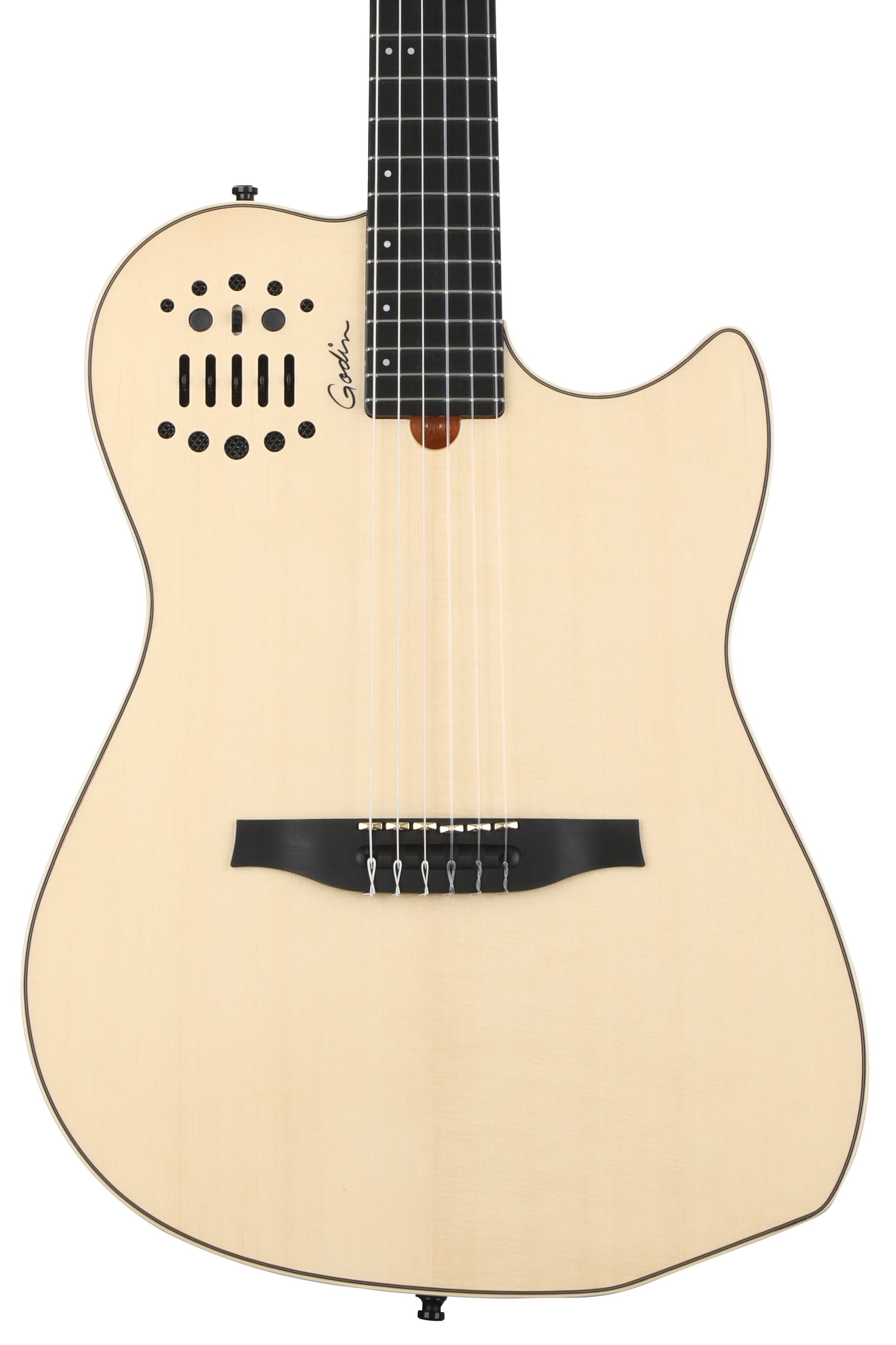 Godin MultiAc Nylon SA Acoustic-Electric Guitar - Natural | Sweetwater