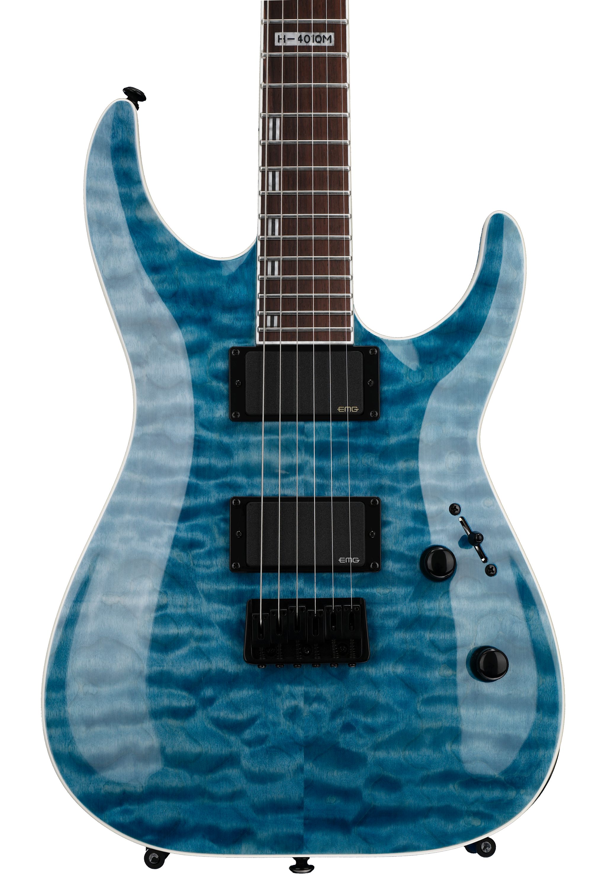 ESP LTD H-401QM - Faded Sky Blue | Sweetwater