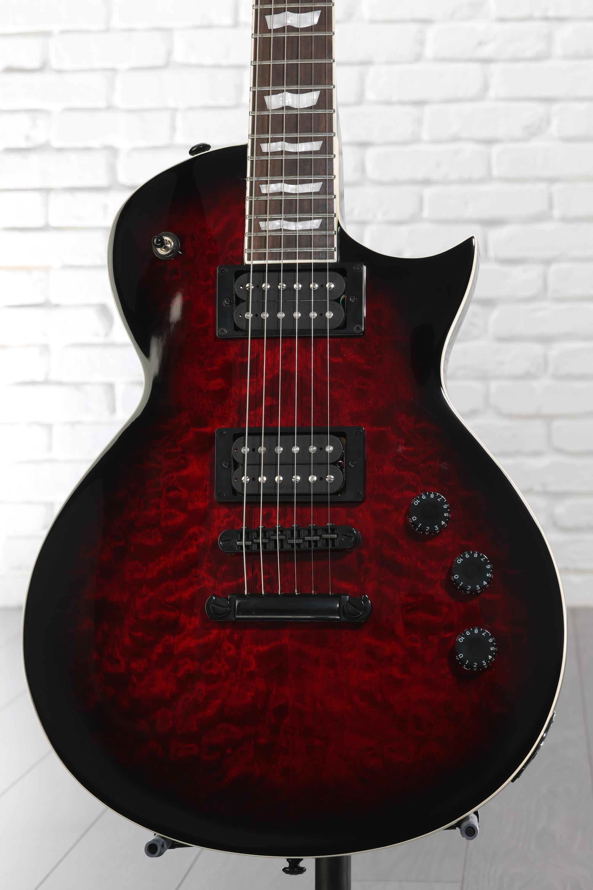 ESP LTD Eclipse EC-256QM Electric Guitar - See Thru Black Cherry