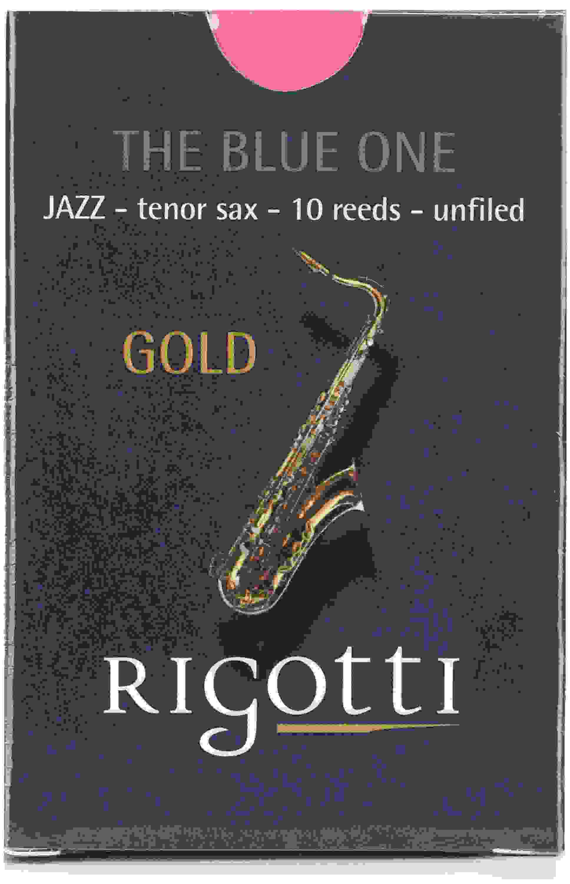 Rigotti RG.JST Gold Jazz Tenor Saxophone Reeds - 4 Strong (10-pack)
