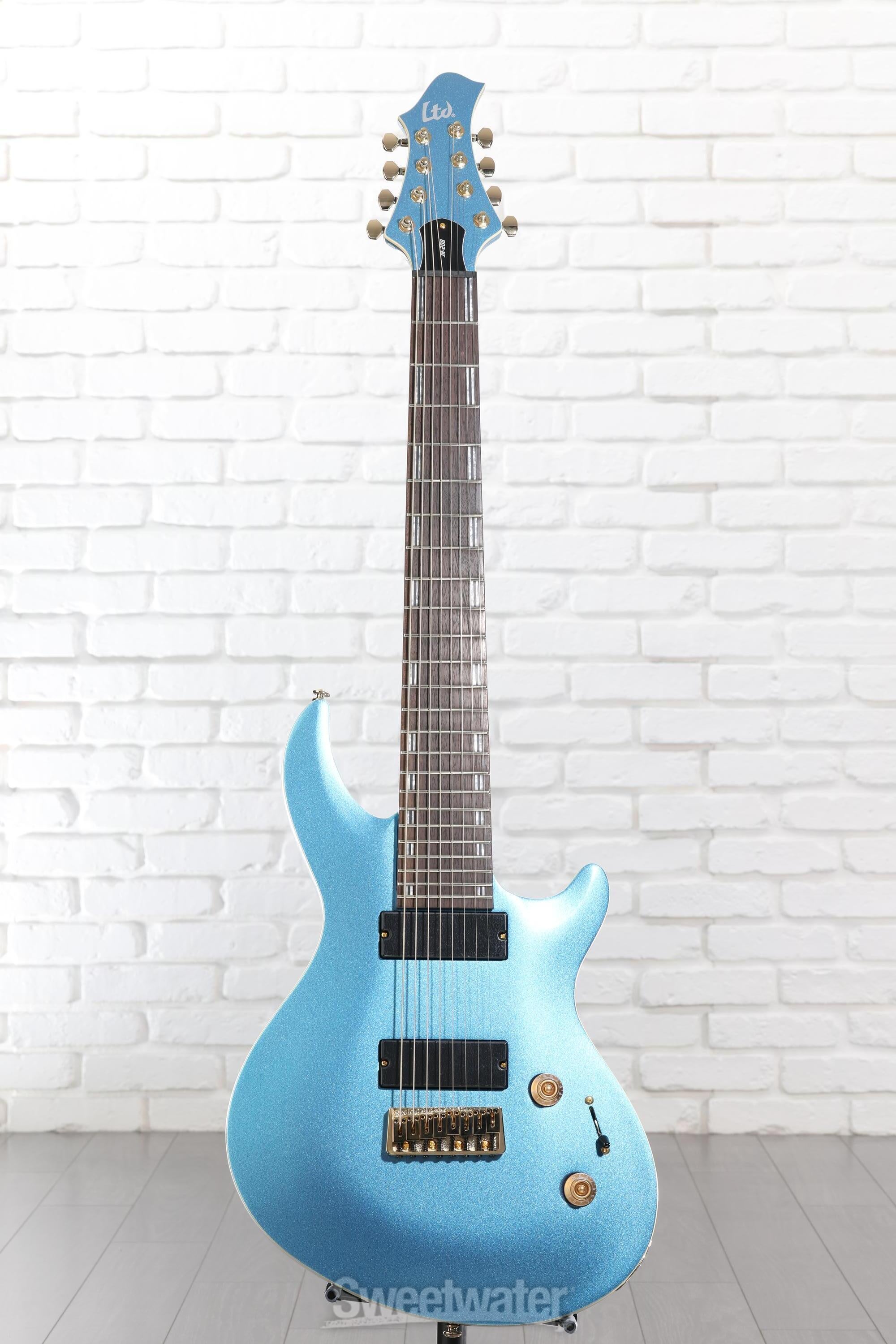 ESP LTD Javier Reyes JR-208 - Pelham Blue Reviews | Sweetwater