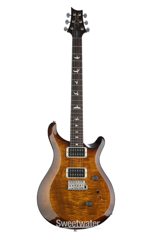 PRS S2 Custom 24 Electric Guitar - Black Amber | Sweetwater