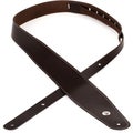 Photo of D'Addario 2.5" Deluxe Leather Guitar Strap w/Stitching - Brown