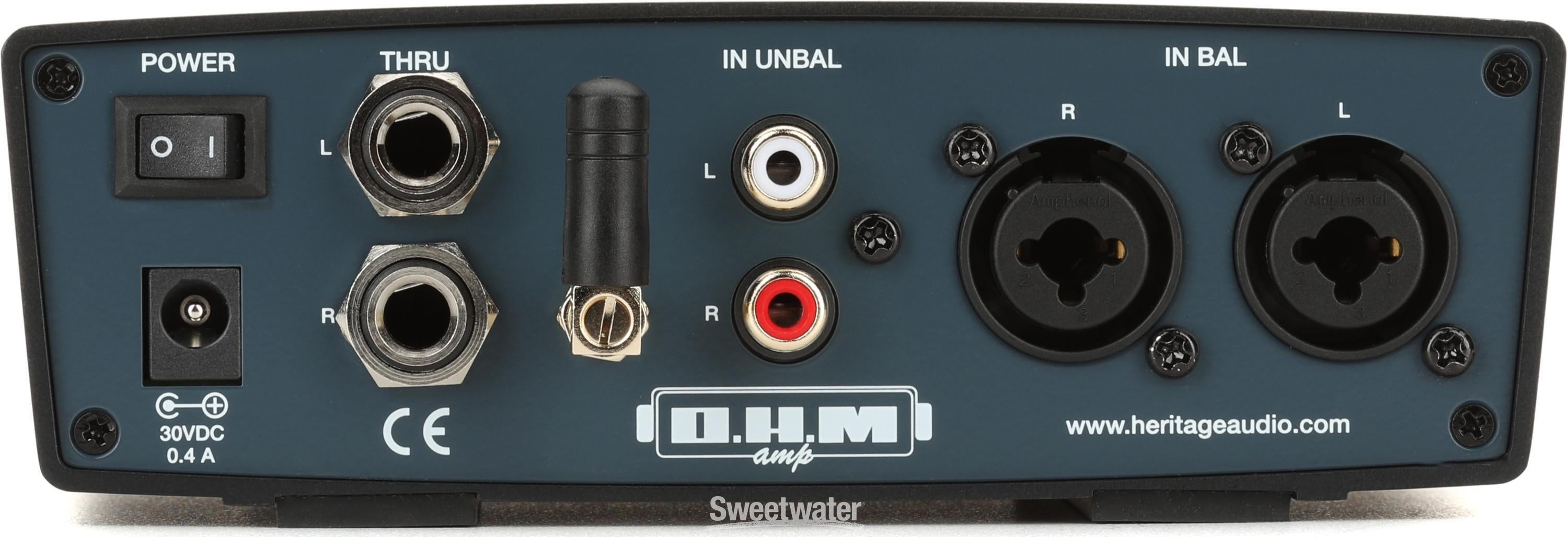 Heritage Audio O.H.M. Impedance-matching Headphone Amplifier