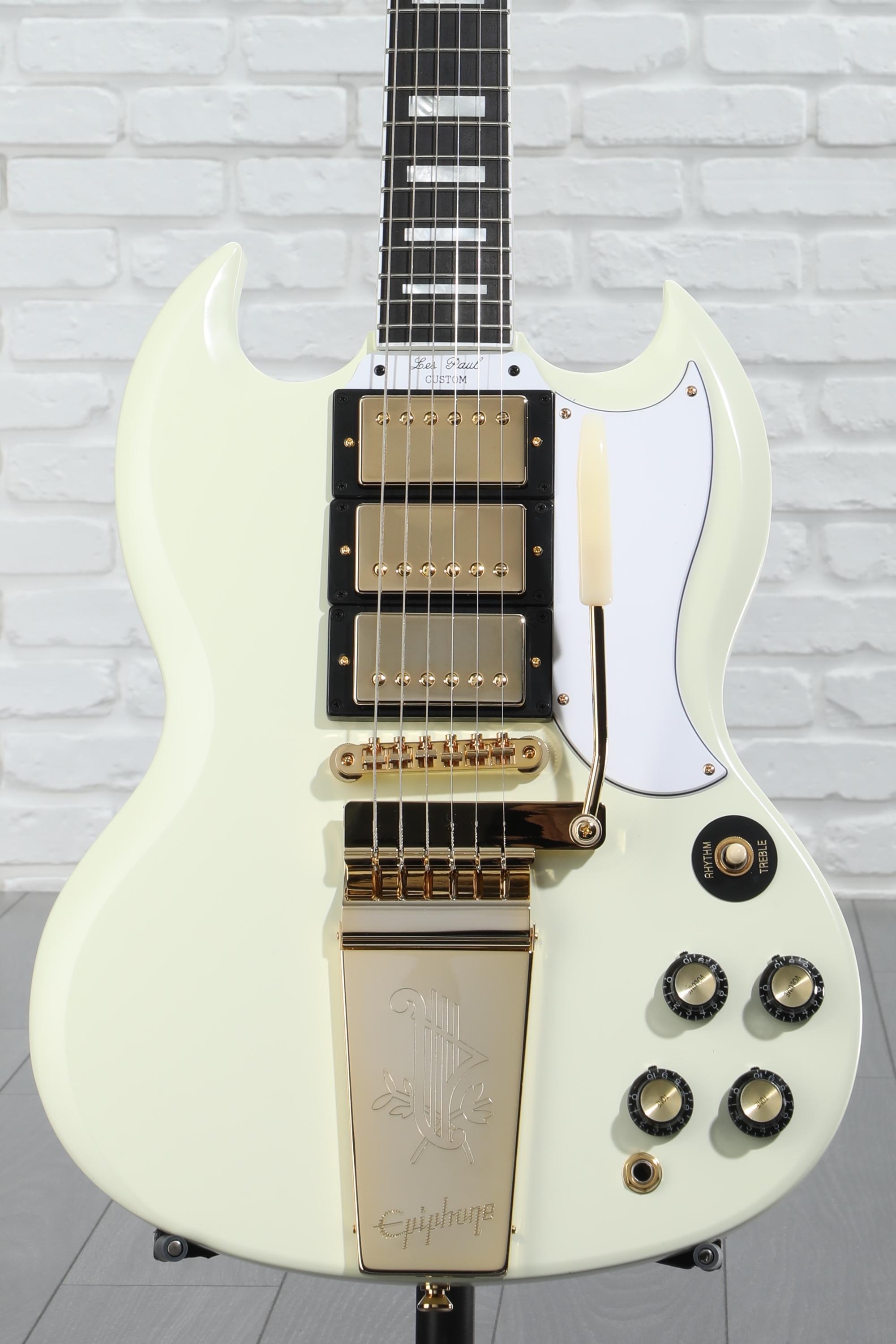 Epiphone 1963 SG Custom Electric Guitar - Classic White VOS