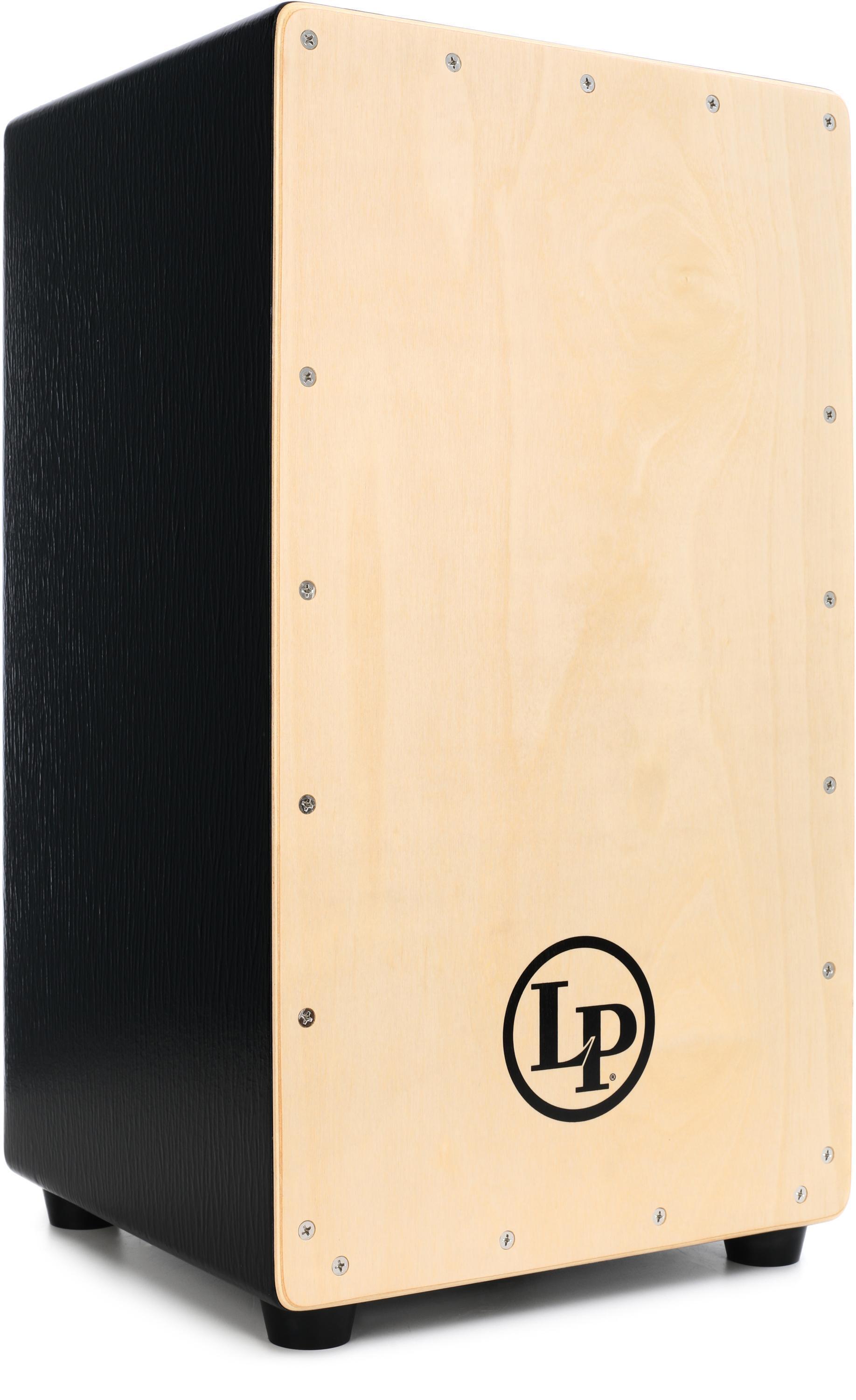 Latin Percussion Black Box Natural Wire Cajon Sweetwater