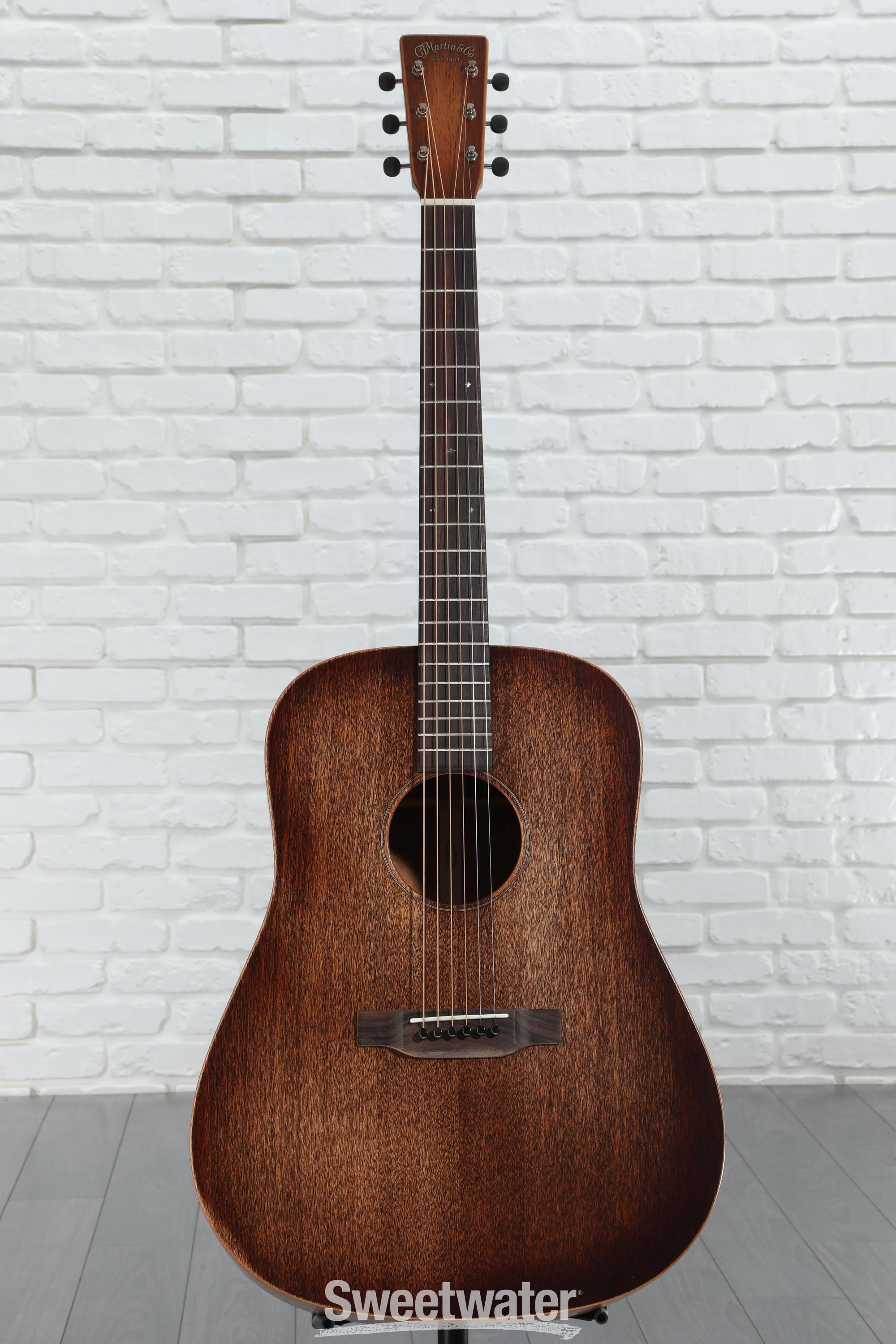 Martin D-15M StreetMaster Acoustic Guitar - Distressed Burst