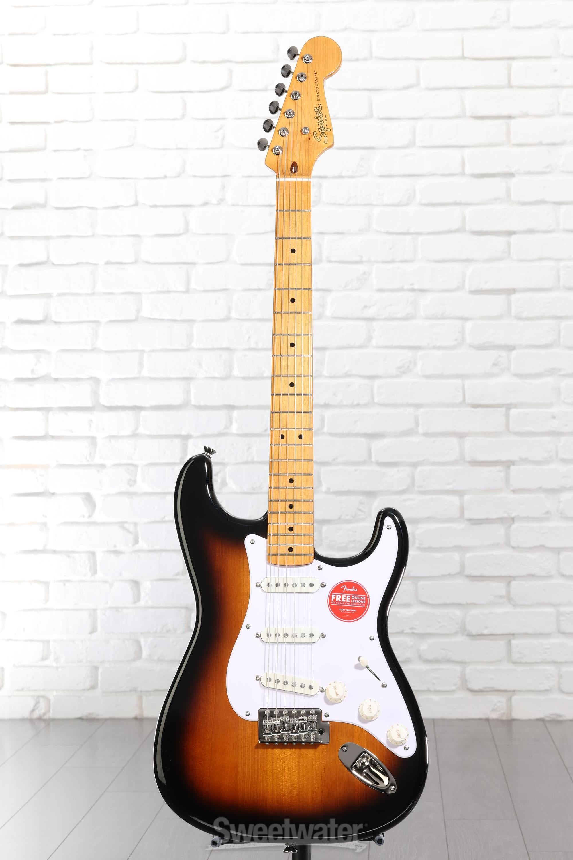 ギター Squire '50s Stratcaster Squier Classic Vibe '50s Stratocaster - Black | Sweetwater