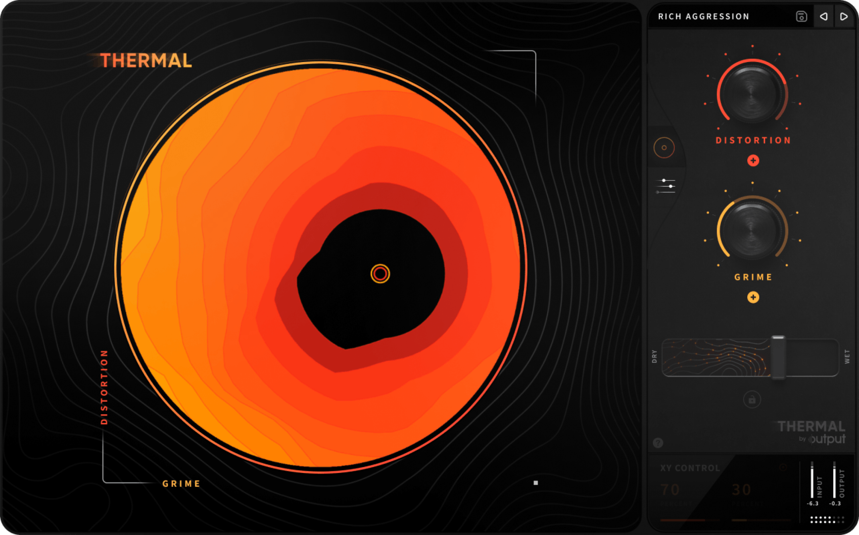 Output Thermal Interactive Distortion Plugin
