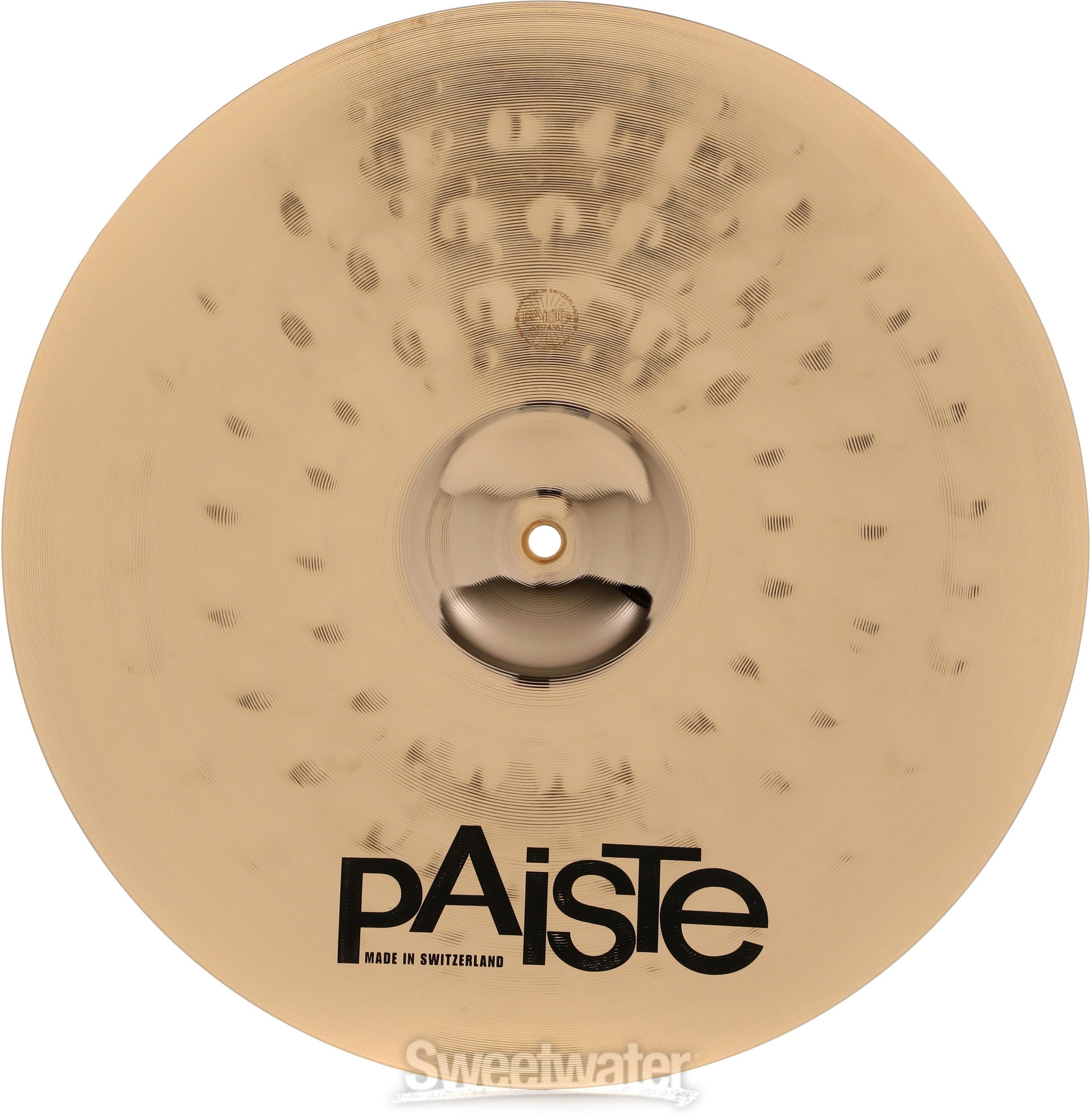 Paiste 16 inch PST 8 Reflector Medium Crash Cymbal | Sweetwater