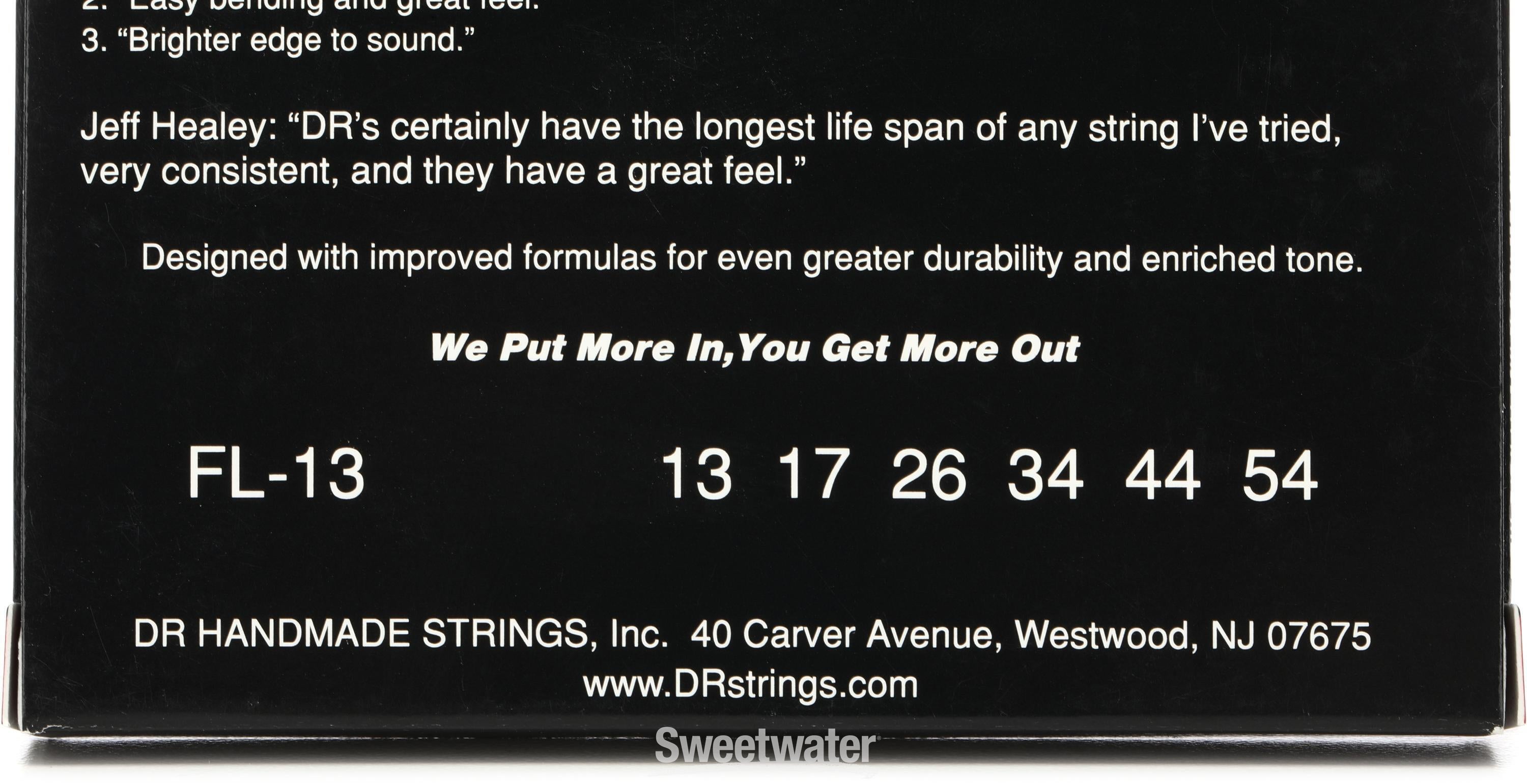 DR Strings Legend Polished Flatwound Electric Guitar Strings