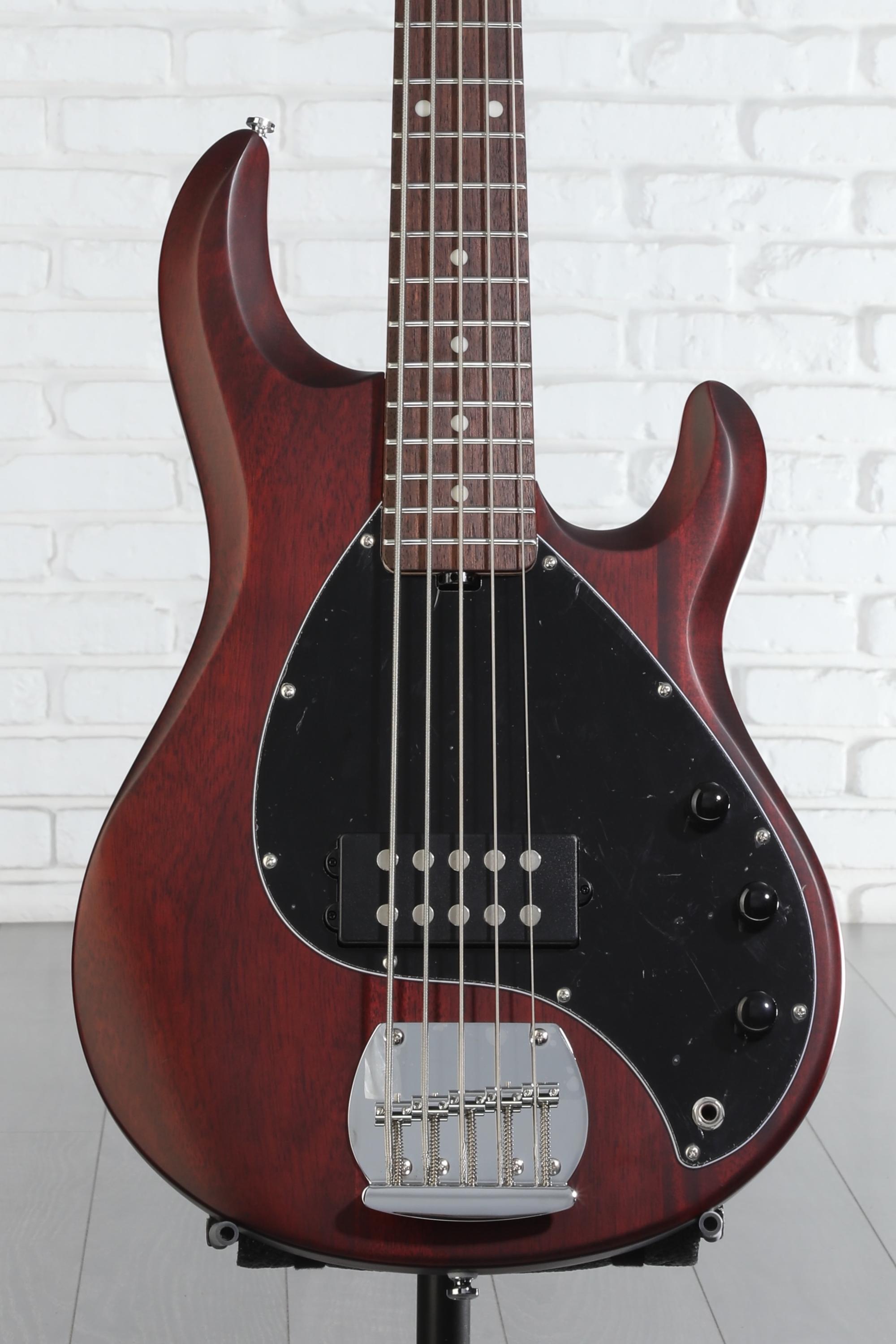 Sterling By Music Man StingRay RAY5 Bass Guitar - Walnut Satin
