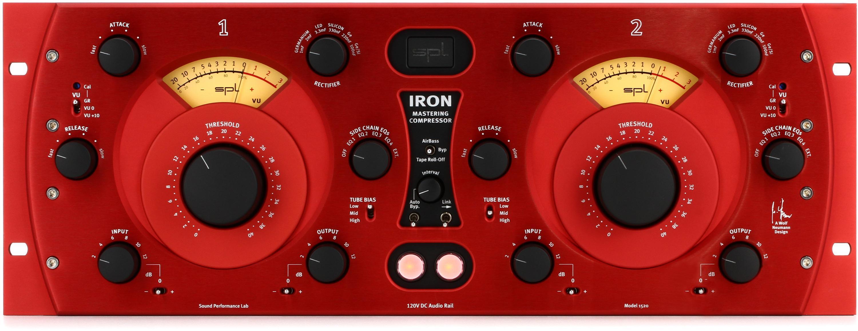 SPL IRON V2 RED マスタリングコンプレッサー SPL IRON Mastering Compressor - Red | Sweetwater
