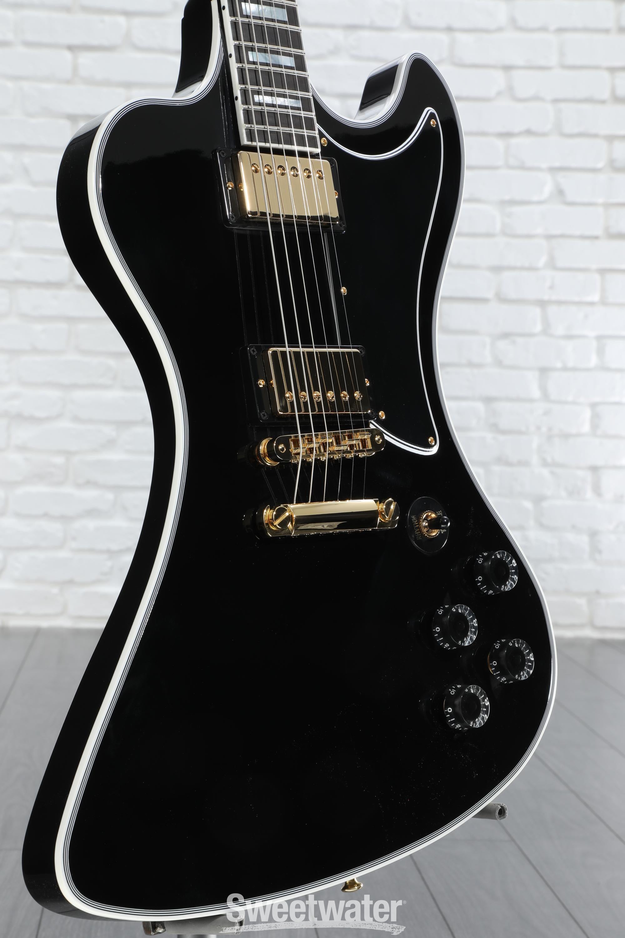 ギブソン　RD Gibson Custom RD Custom Electric Guitar - Ebony | Sweetwater