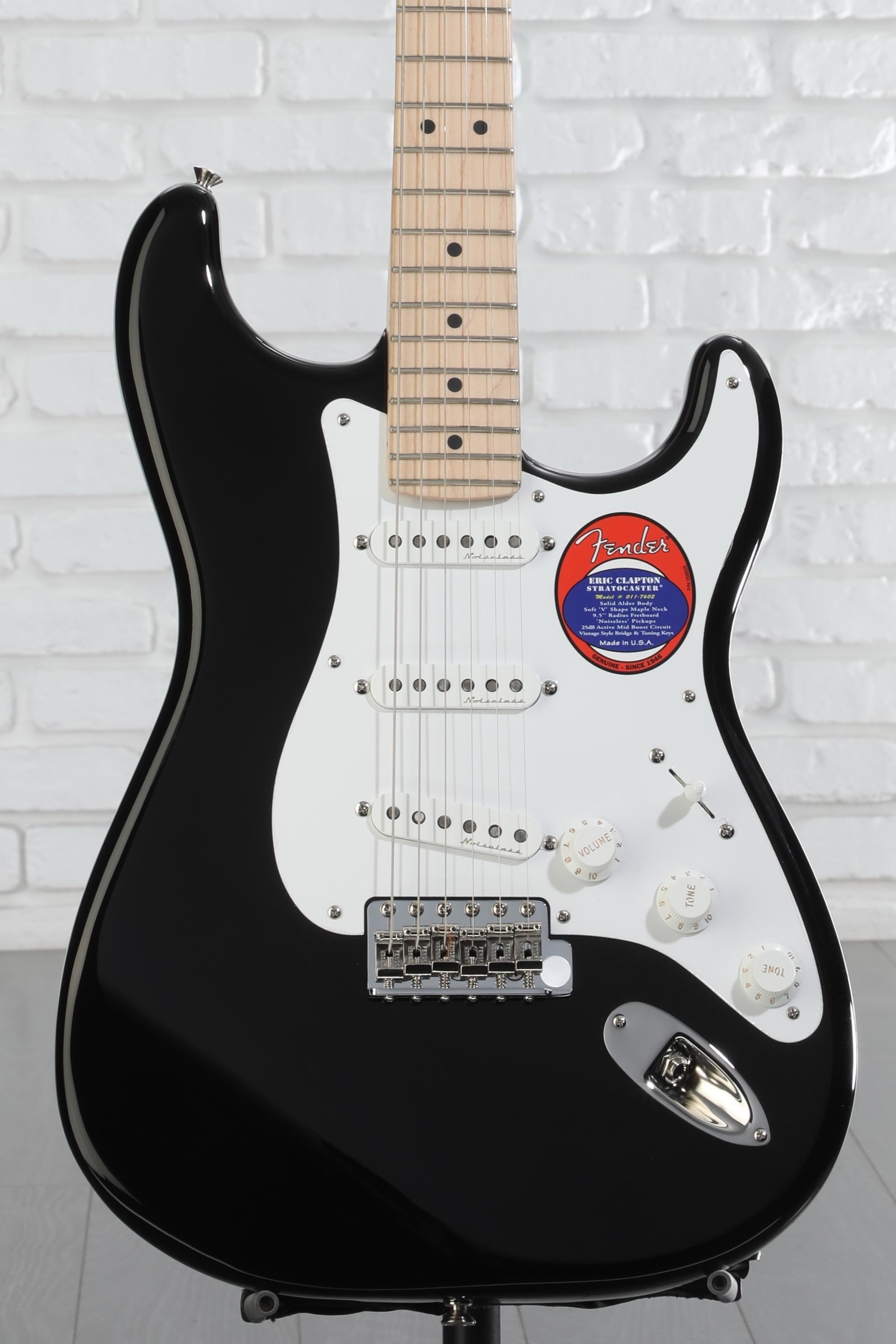 ギター Fender Eric Clapton Stratocaster Blackie Amazon.com: Fender Eric Clapton Stratocaster, Maple
