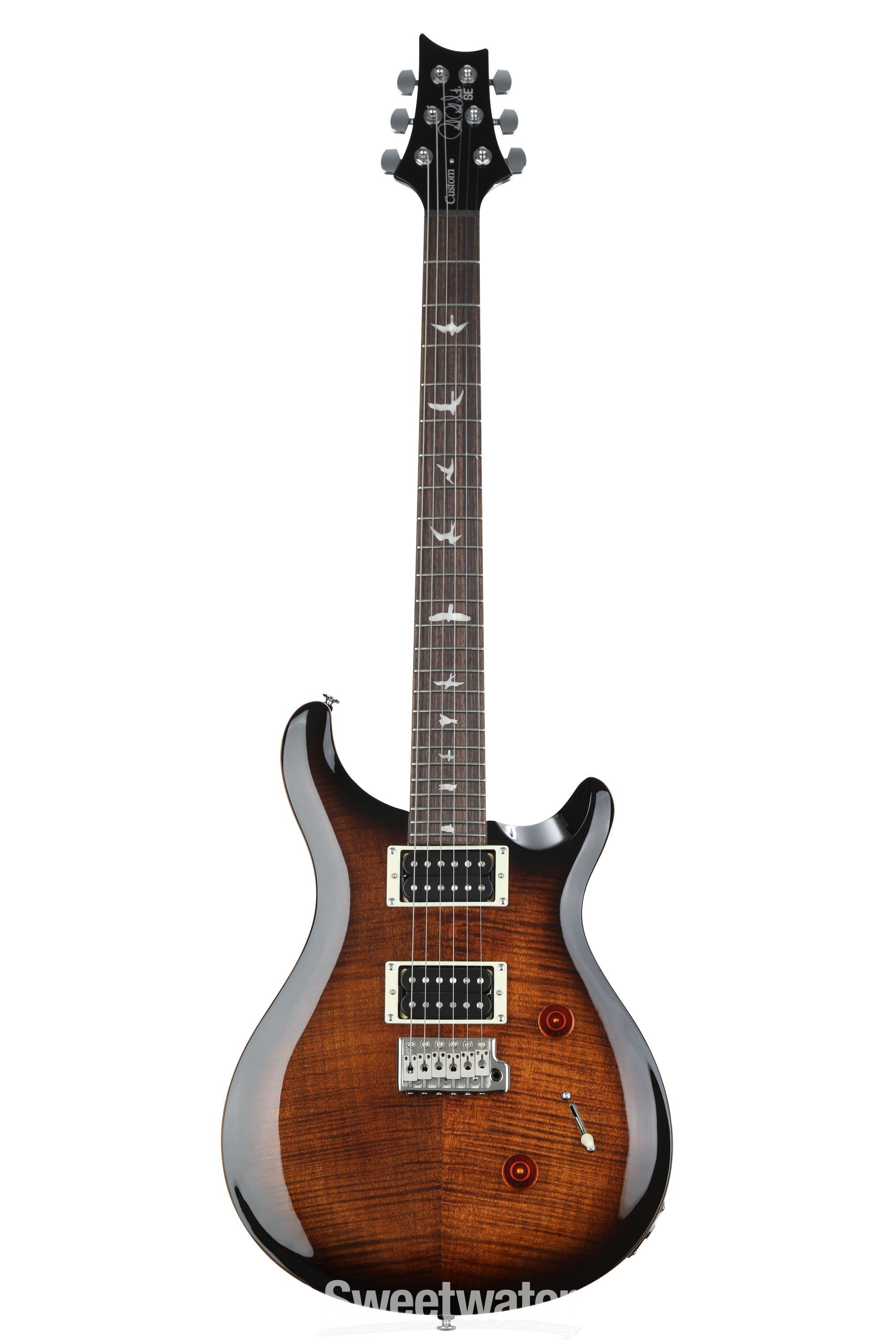 PRS SE Custom 24 Electric Guitar - Black Gold Sunburst