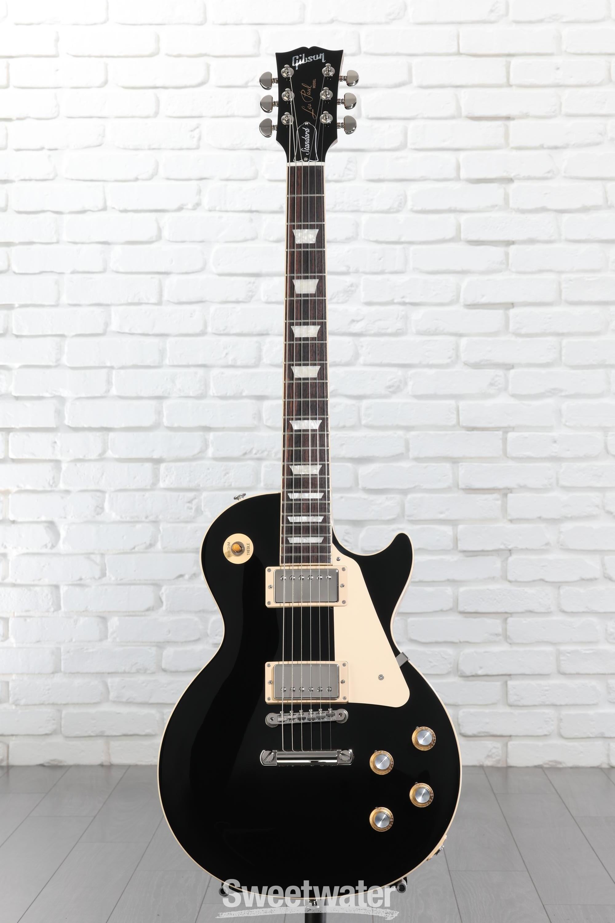 ギター Gibson LP Standard Ebony Black Gibson Les Paul Studio Ebony (SN: 160010026) | Gino Guitars