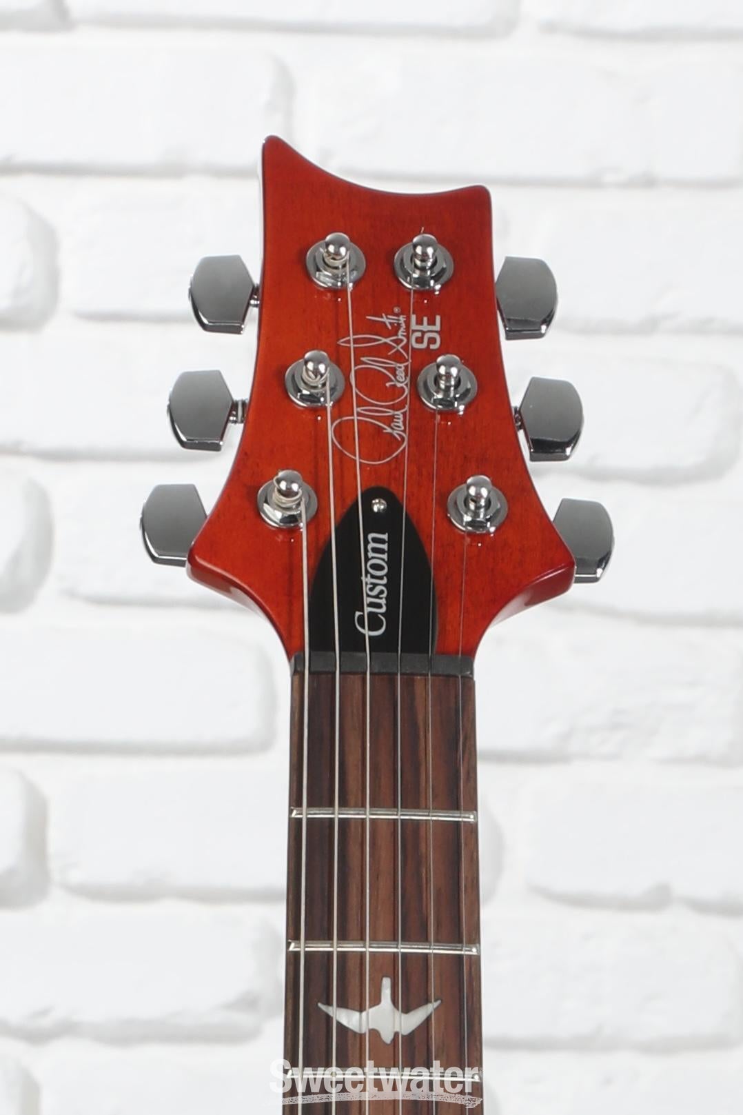 PRS SE Custom 24 サンバースト PRS SE Custom 24 Electric Guitar - Quilt Black Gold Sunburst