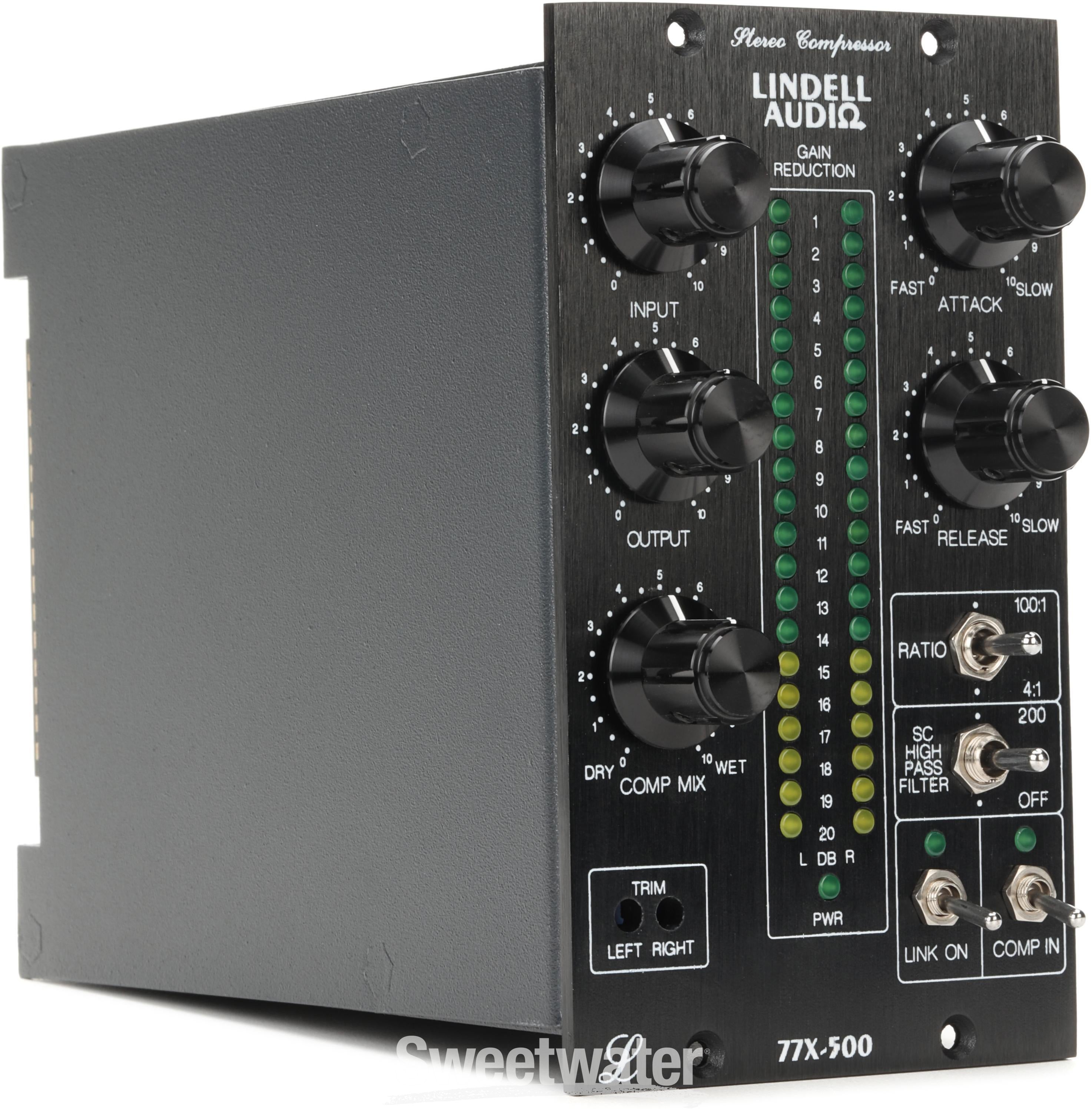 Lindell Audio 77X 500 Series Stereo Compressor/Limiter | Sweetwater