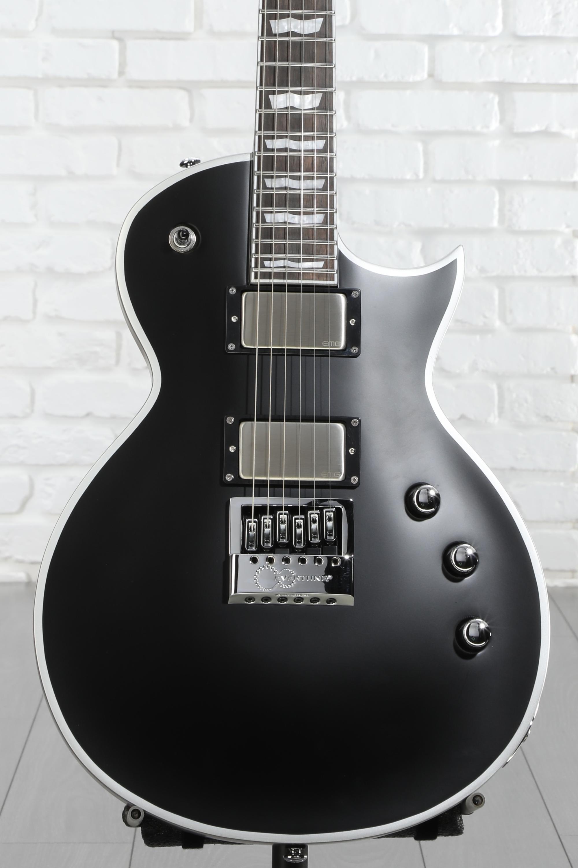 ESP LTD EC-1000 Evertune BB Electric Guitar - Black Satin | Sweetwater