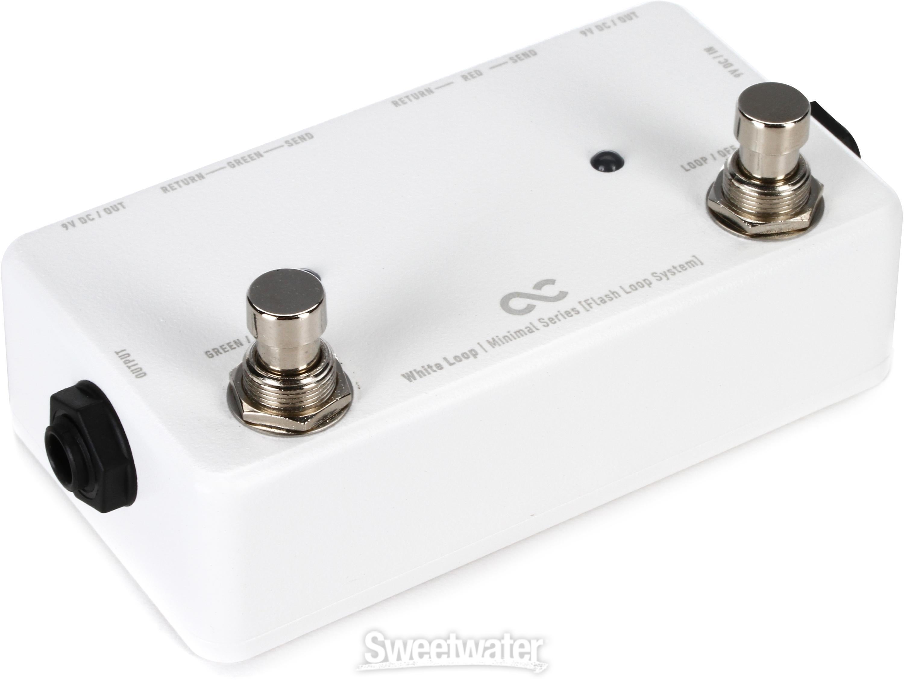 One Control White Loop Flash Switcher Pedal | Sweetwater