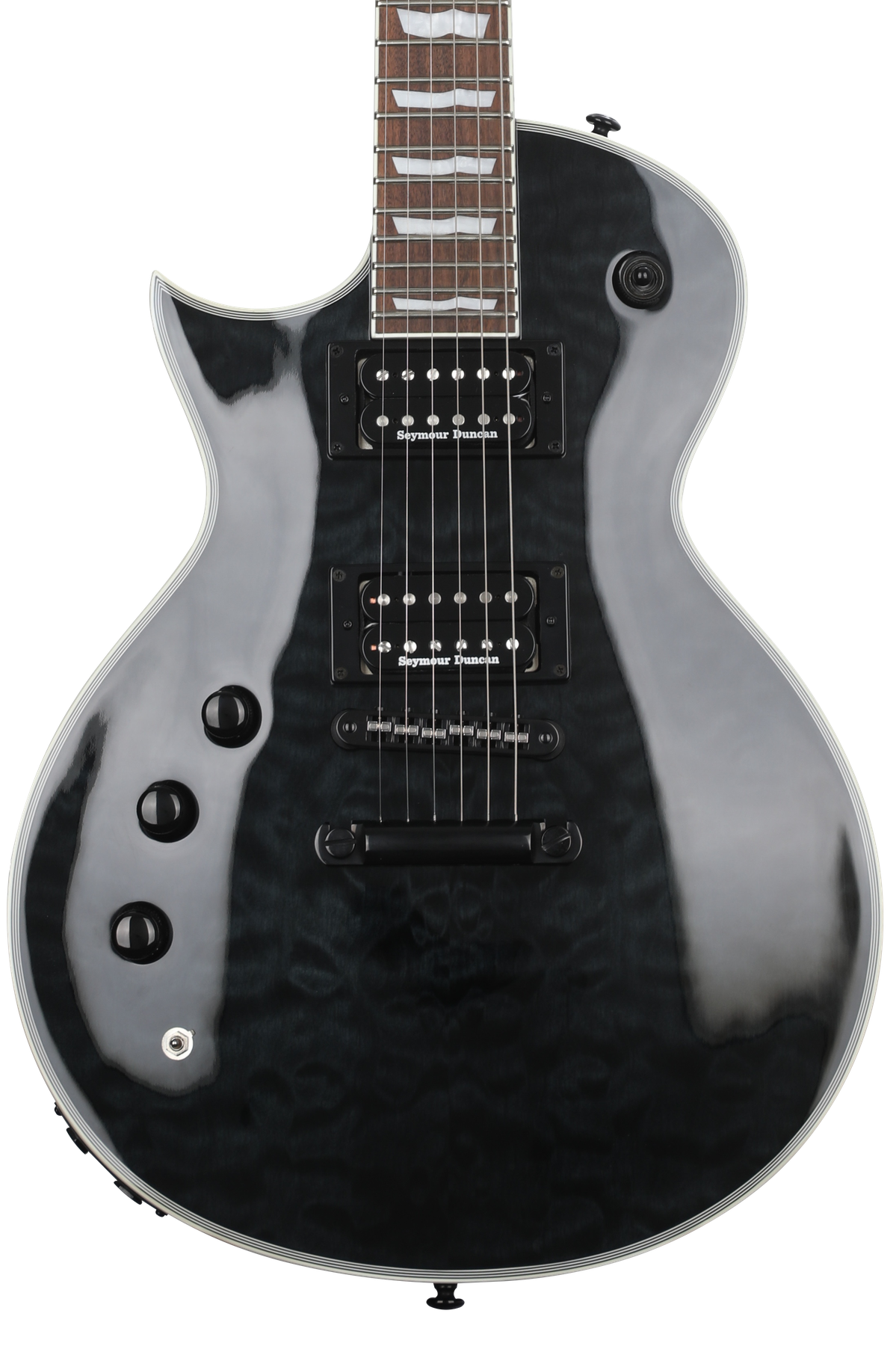 ESP LTD EC-1000 Piezo Left-handed - See Thru Black | Sweetwater